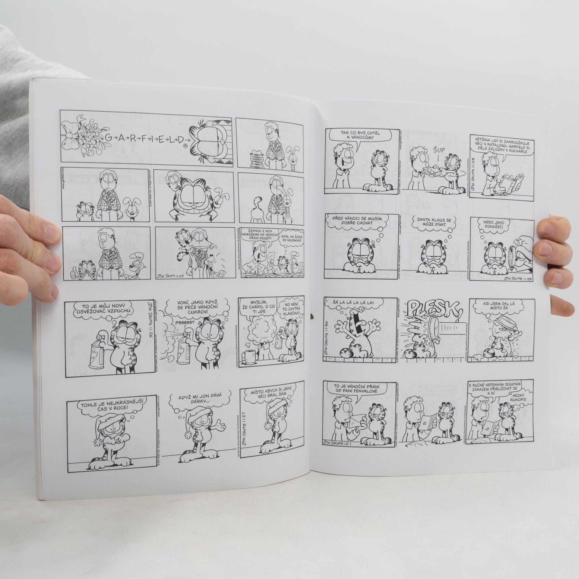 Jim Davis Garfield si nakládá