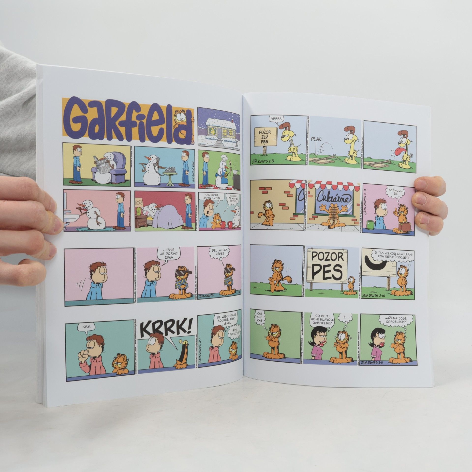 Jim Davis Garfield jde do ráje