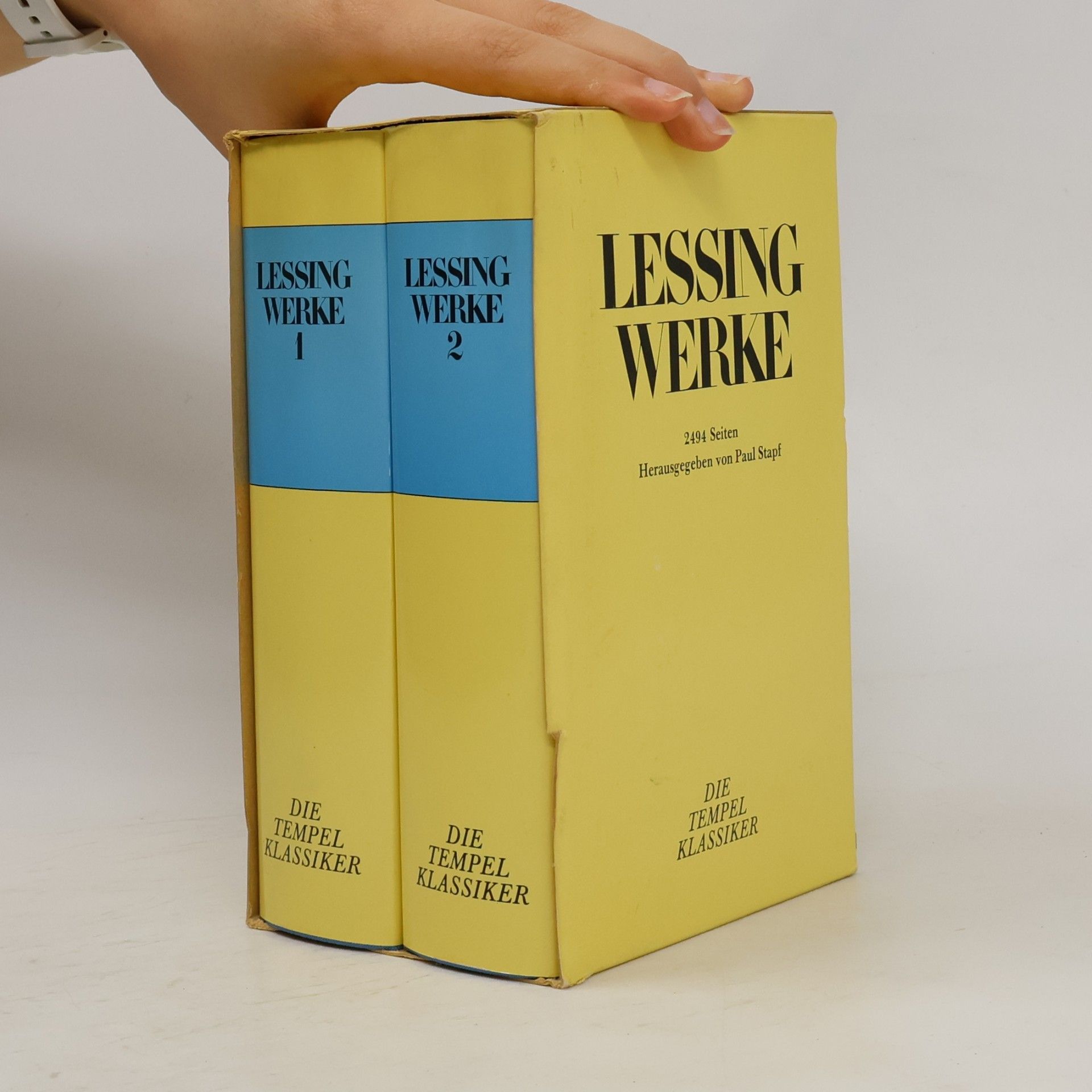 Gotthold Ephraim Lessing Lessing Werke 1-2