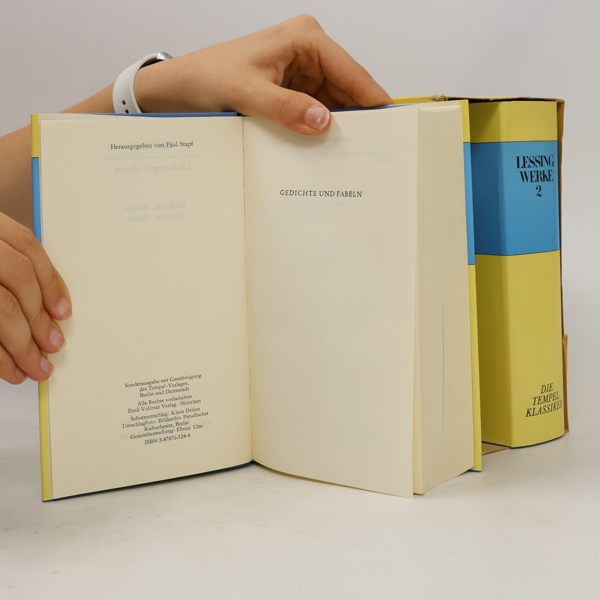 Gotthold Ephraim Lessing Lessing Werke 1-2