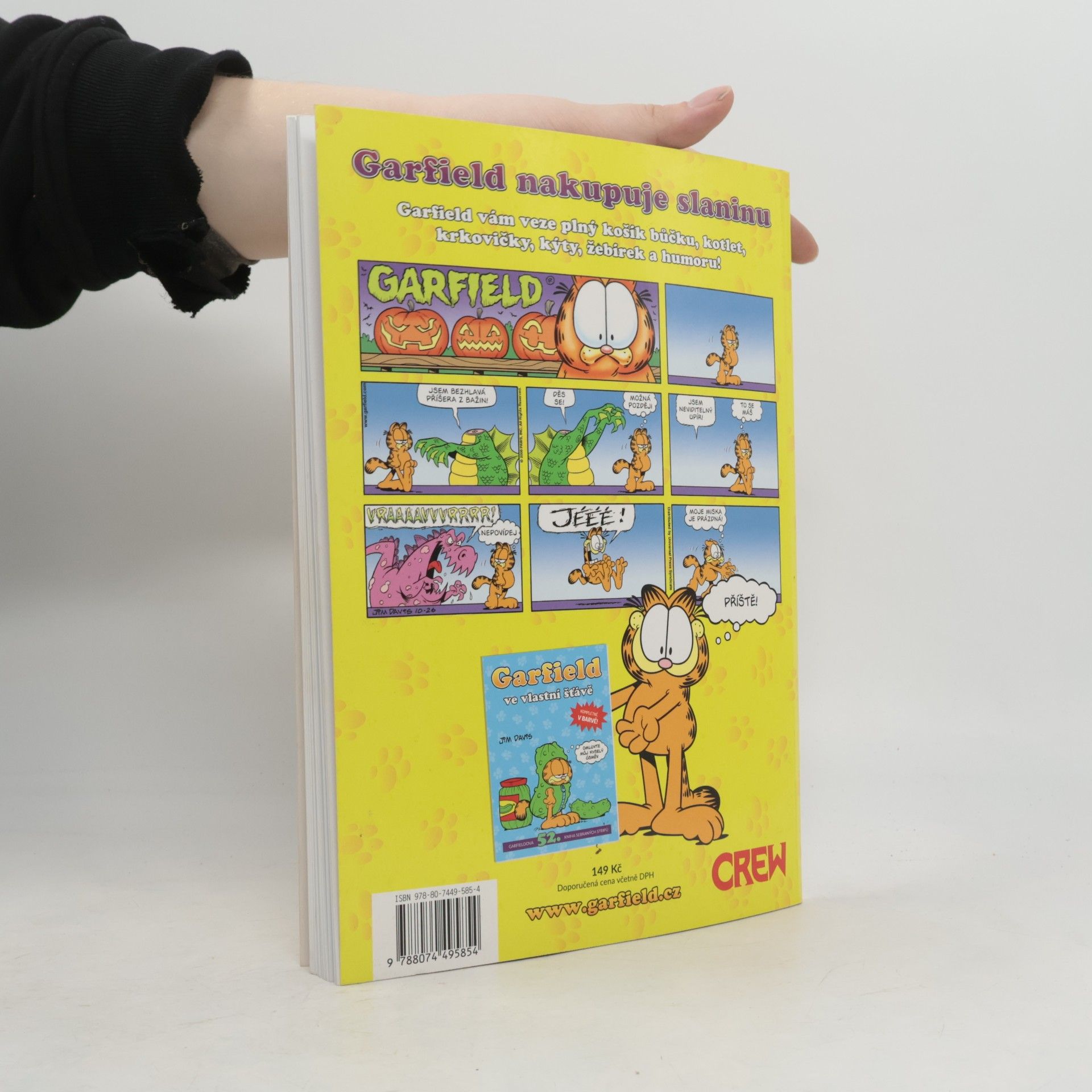 Jim Davis Garfield nakupuje slaninu