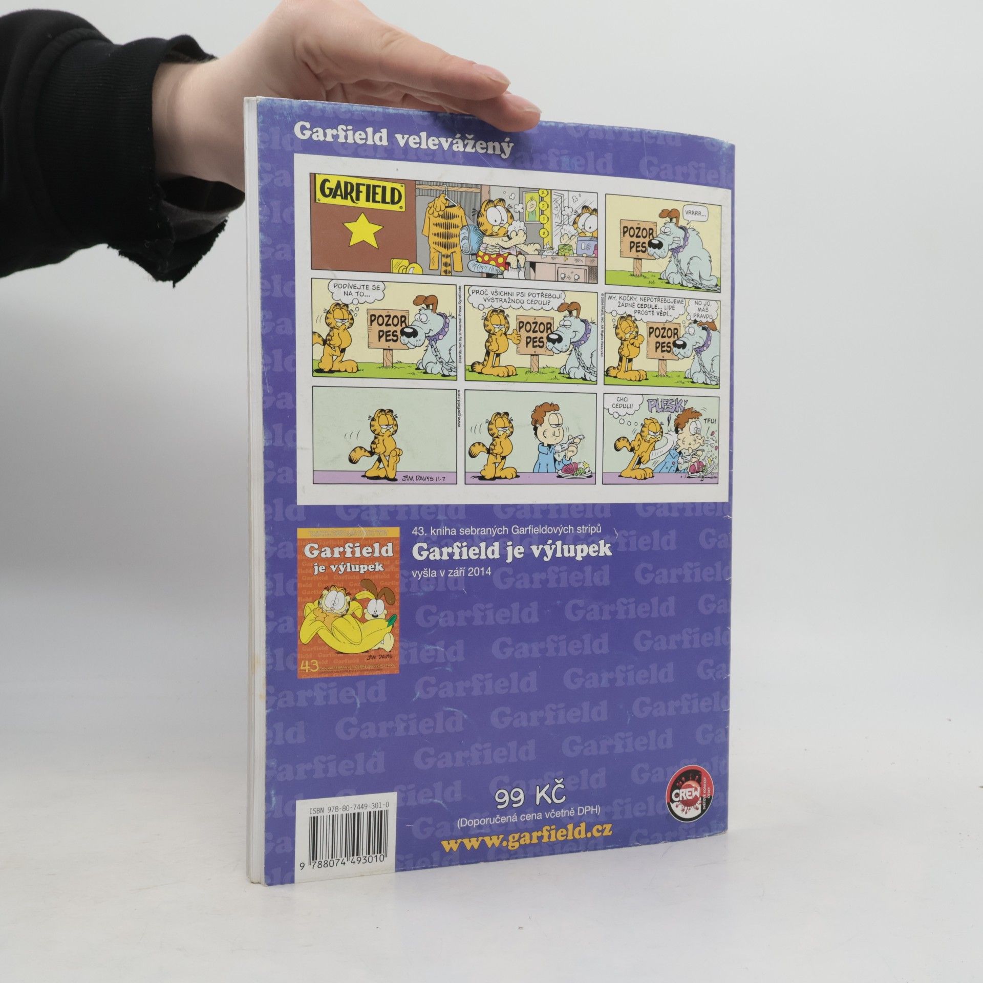 Jim Davis Garfield velevážený