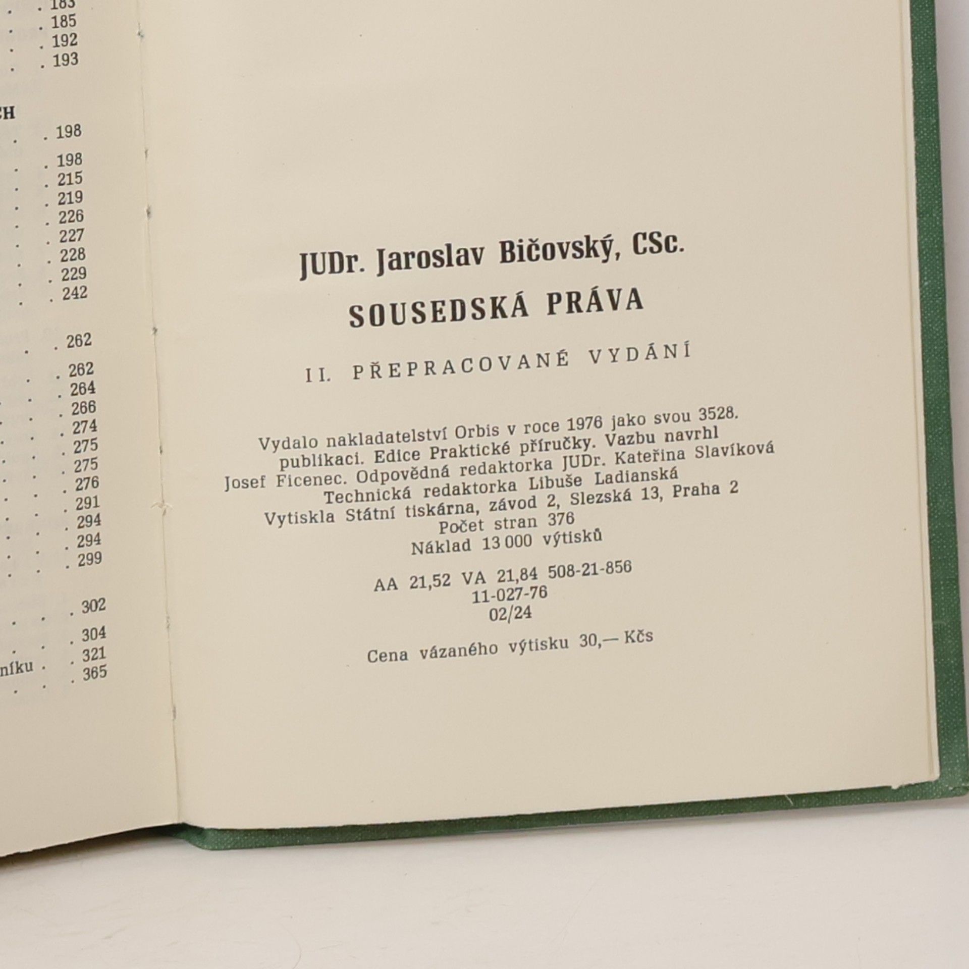 Jaroslav Bičovský Sousedská práva