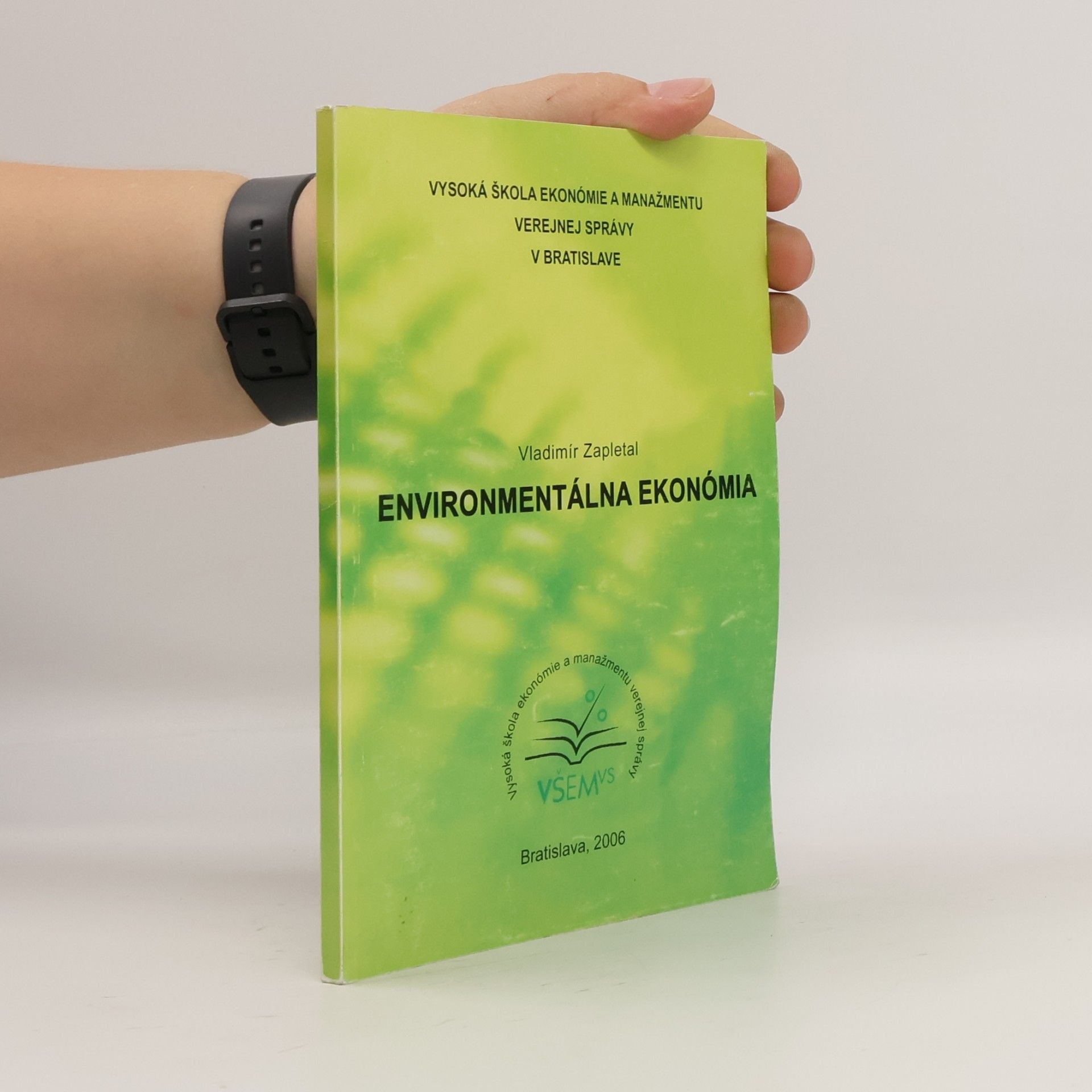 Vladimír Zapletal Environmentálna ekonómia