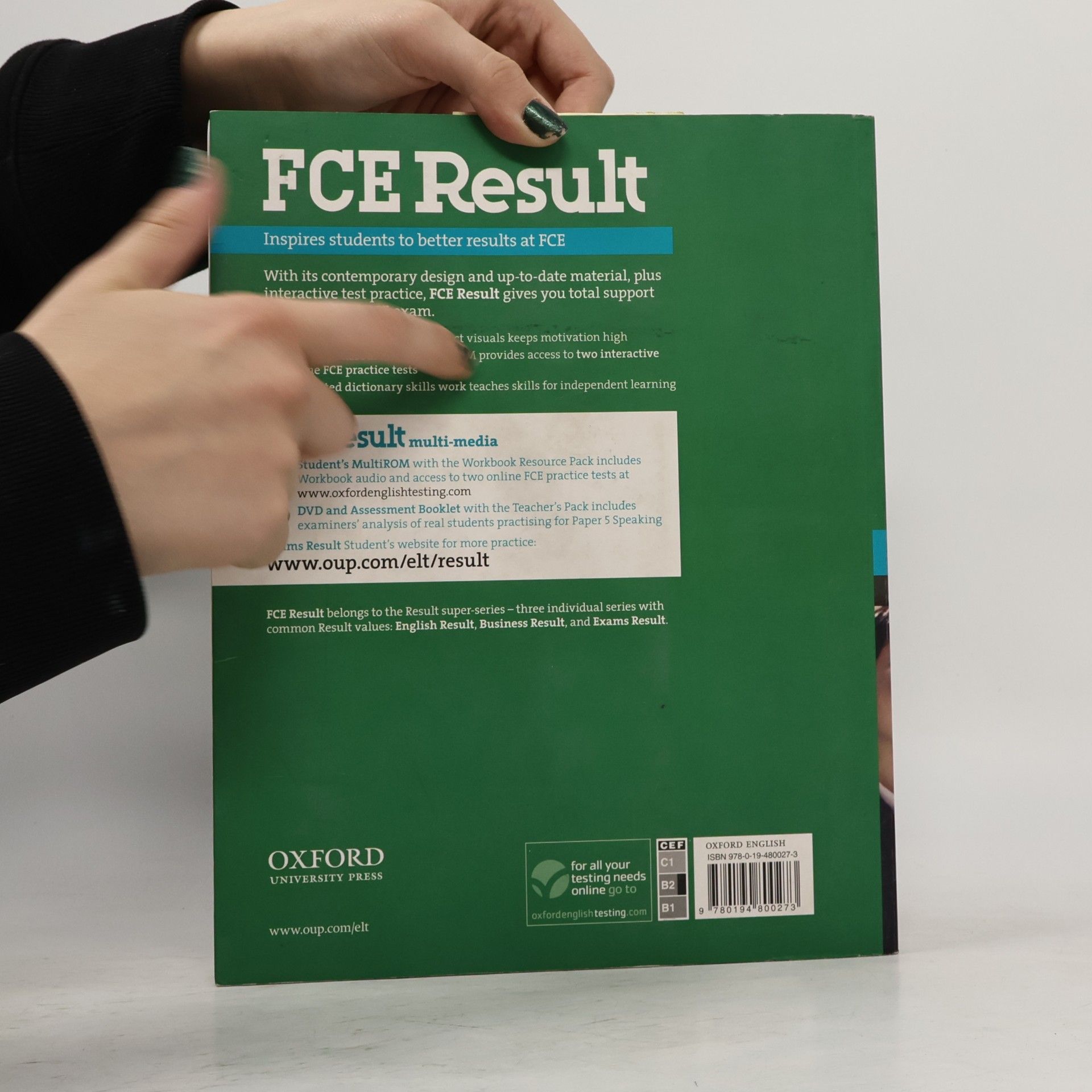 Tim Falla FCE result. Student's book