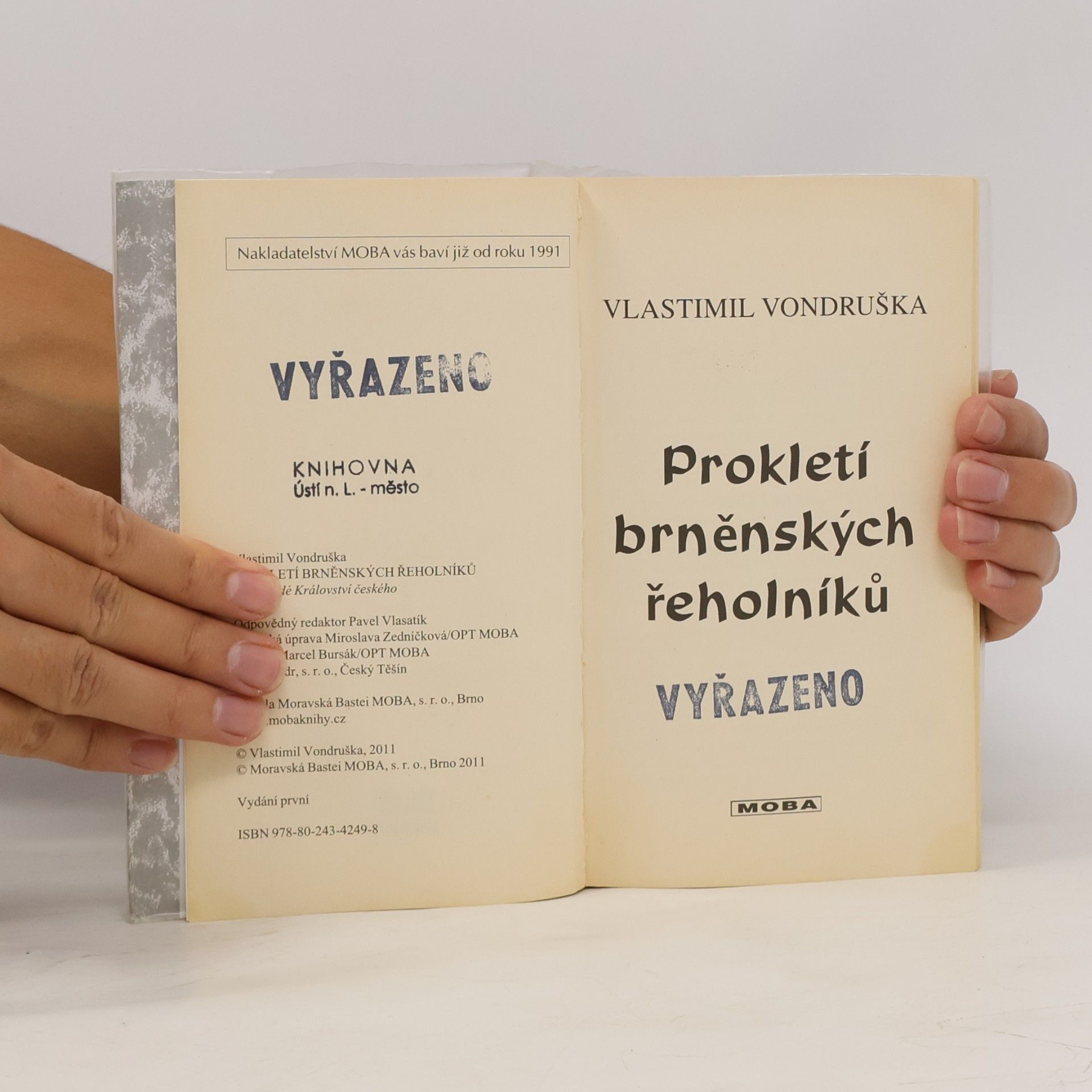 Vlastimil Vondruška Prokletí brněnských řeholníků