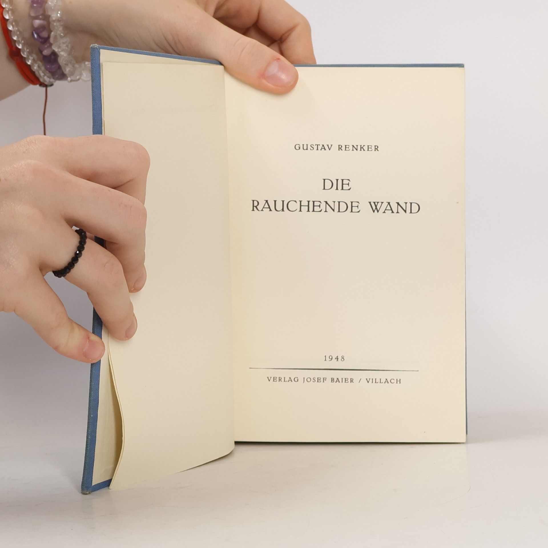 Gustav Renker Die rauchende Wand