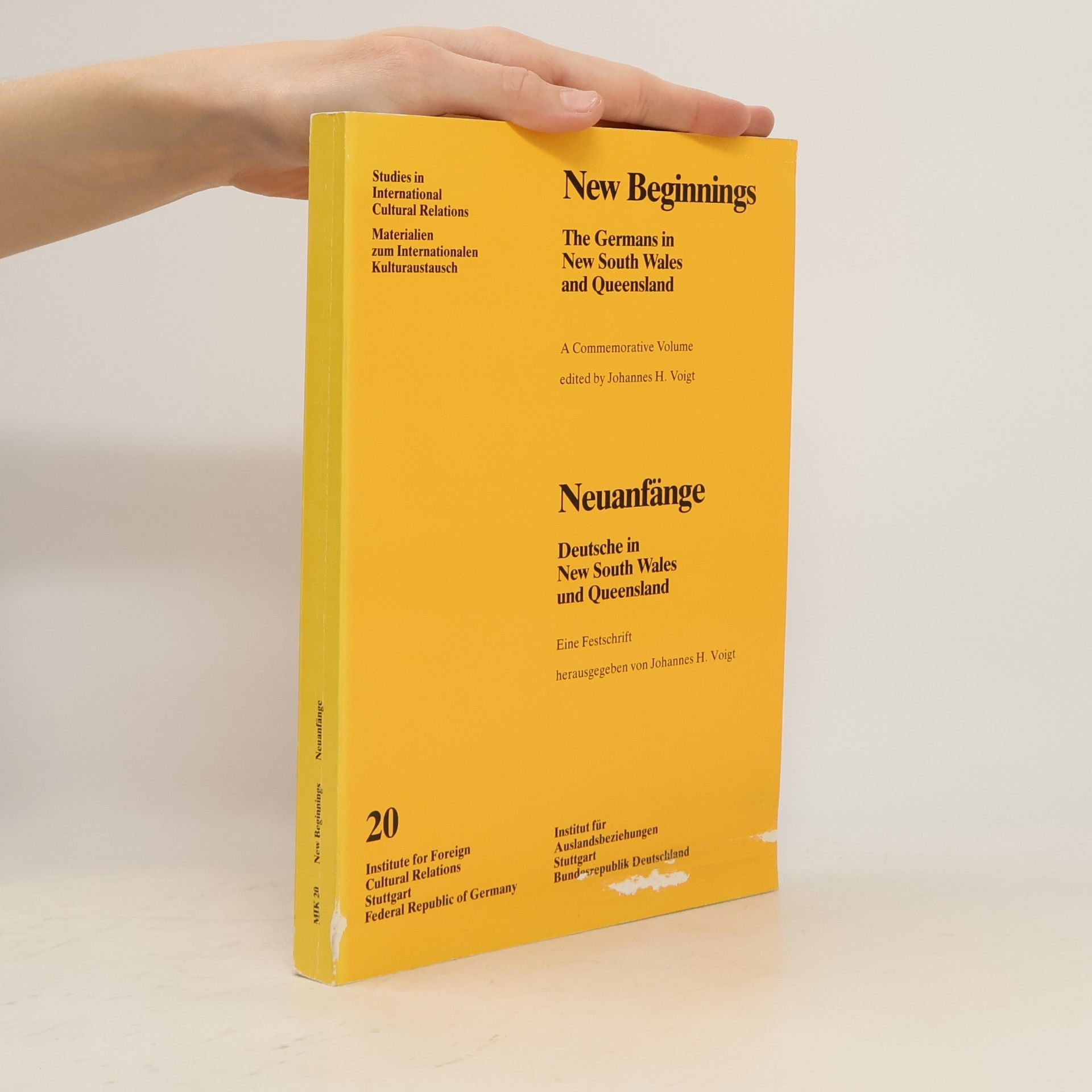Nikolaus Klein MIK 20. New Beginnings