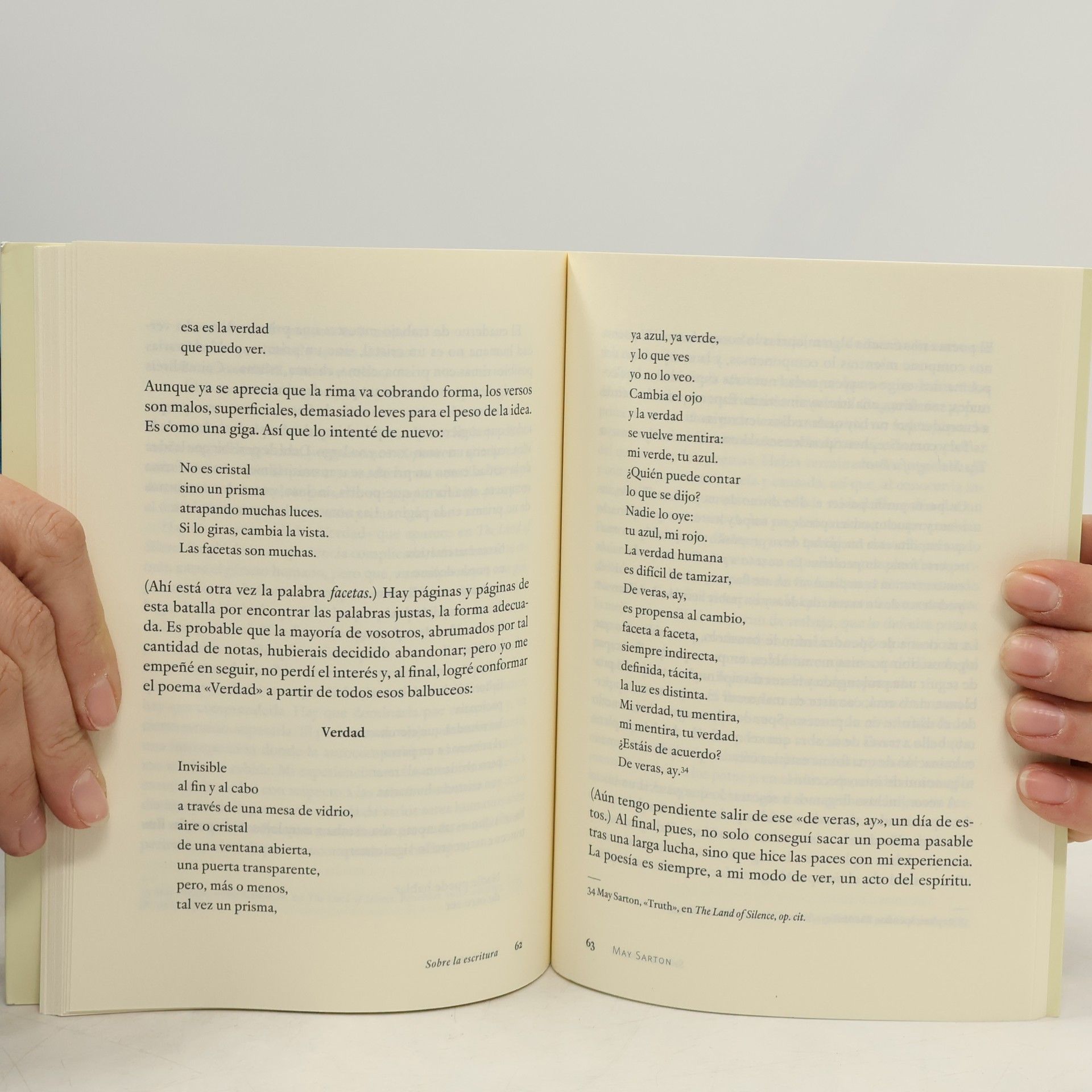 May Sarton Narrativas - 105: Sobre la escritura