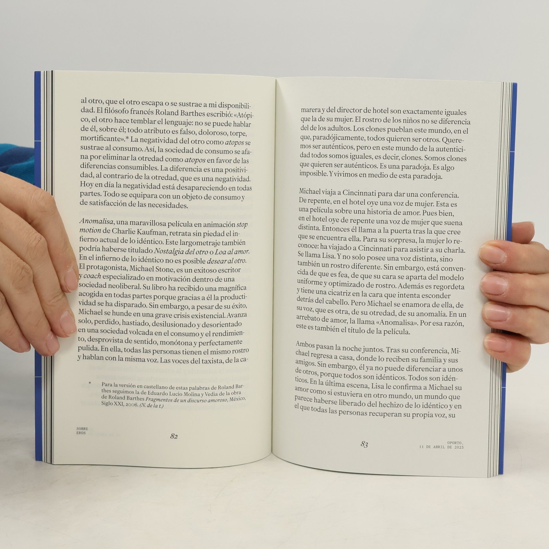 Byung-Chul Han Contextos: La tonalidad del pensamiento