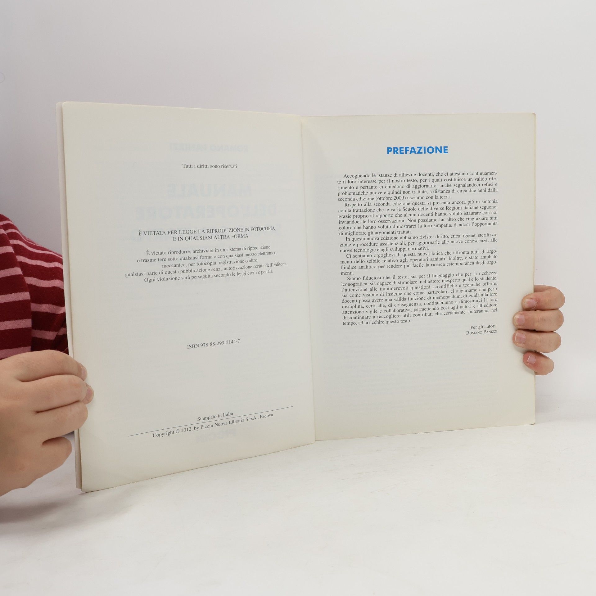 Romano Panizzi Manuale dell'operatore socio sanitario