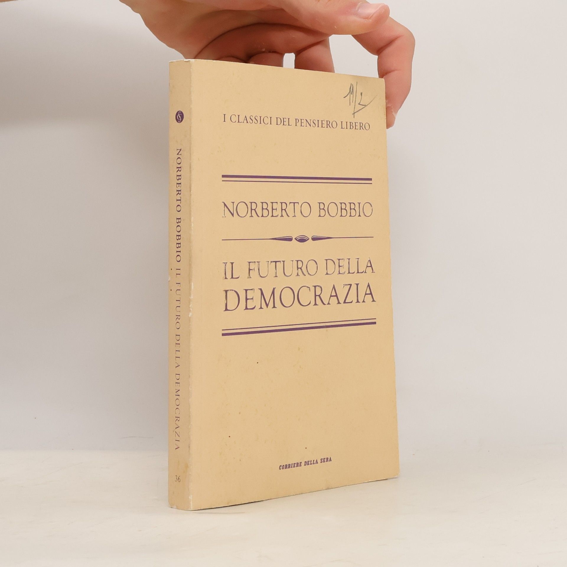 Norberto Bobbio Il futuro della democrazia