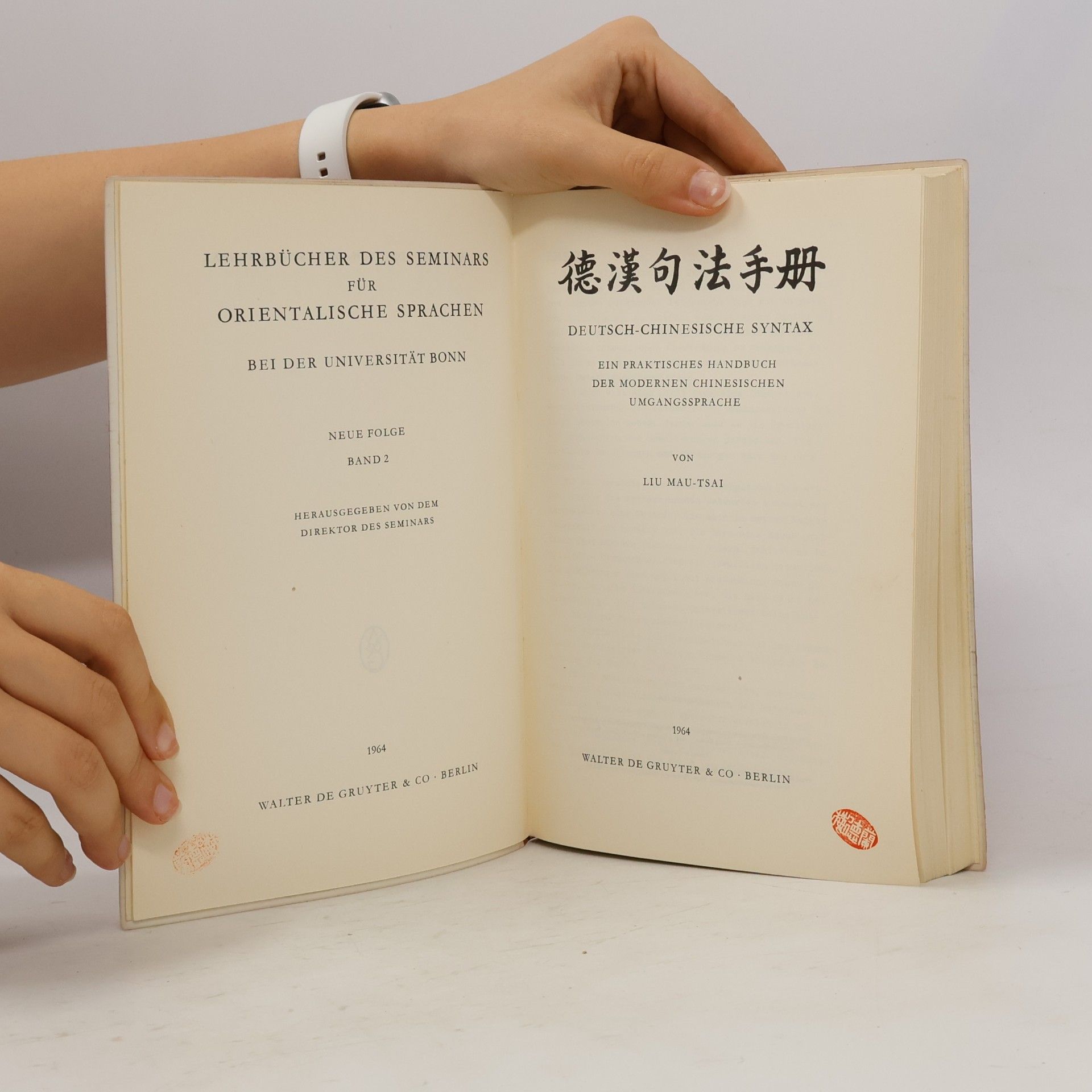 Liu Mau-Tsai Deutsch-Chinesische Syntax