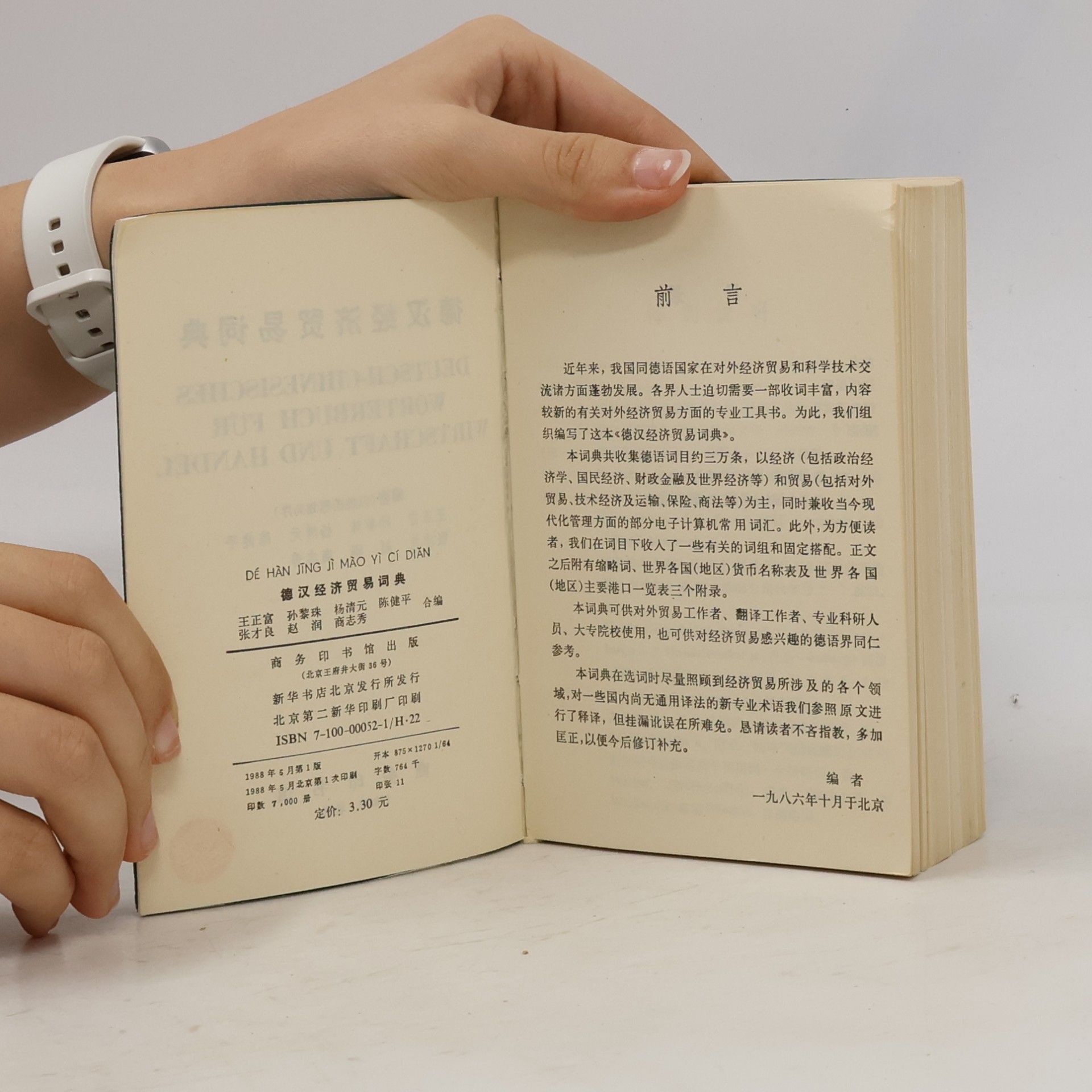 WANG ZHENG FU 德汉经济贸易词典