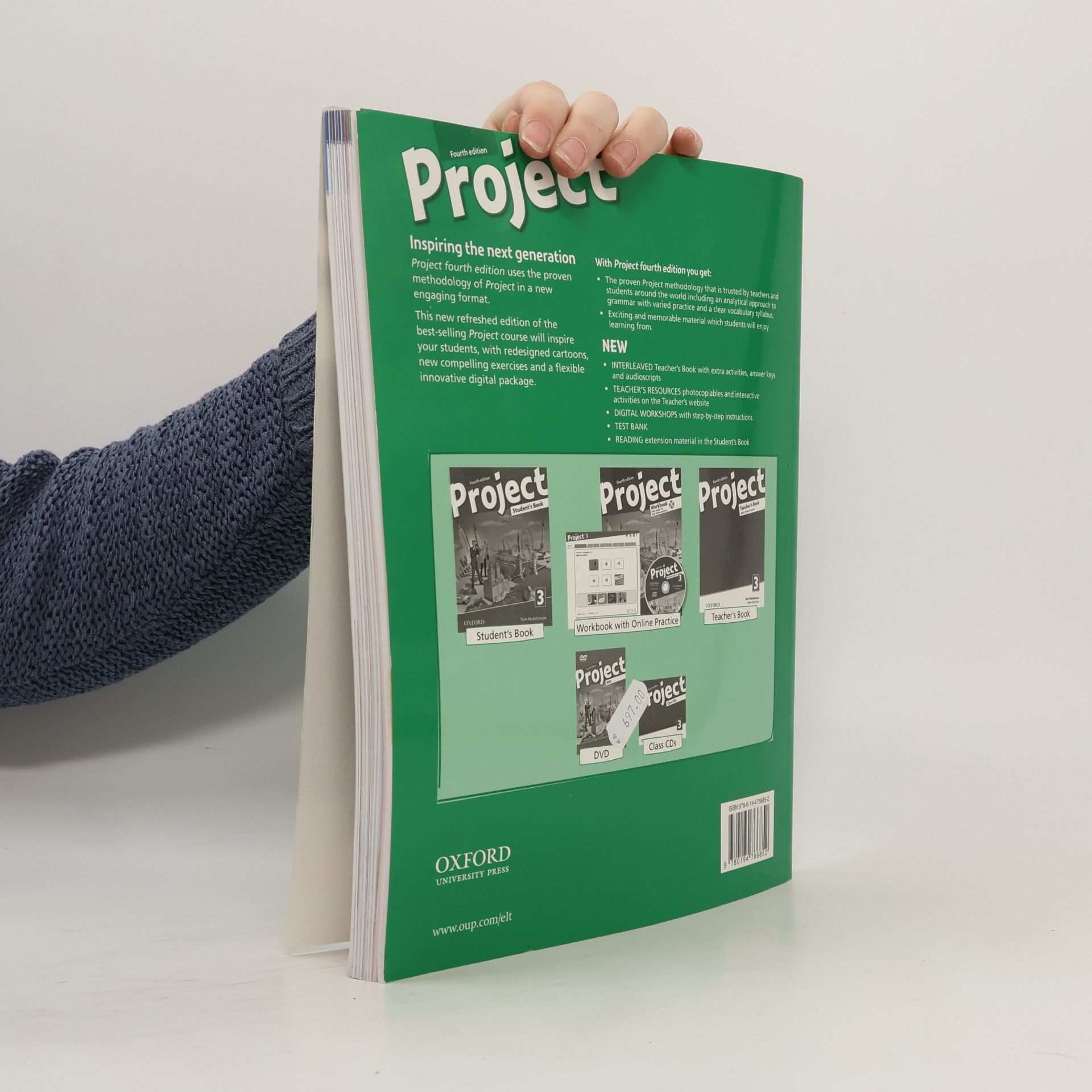 Tom Hutchinson Project 3. Teacher's book with online practice. Fourth edition