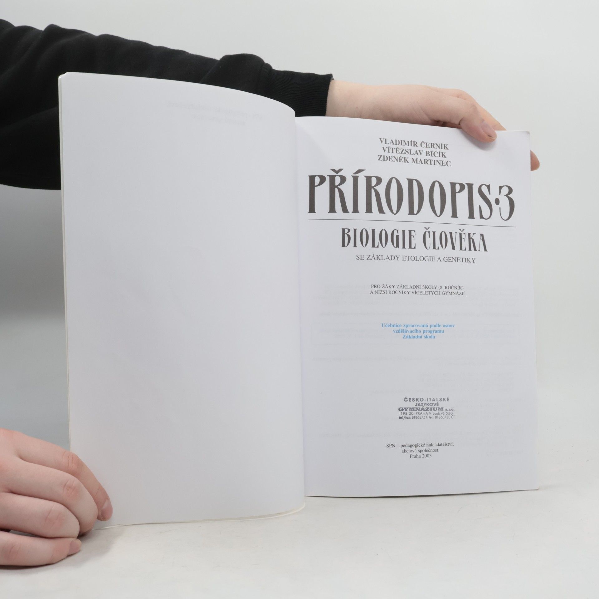 Vladimír Černík Přírodopis 3