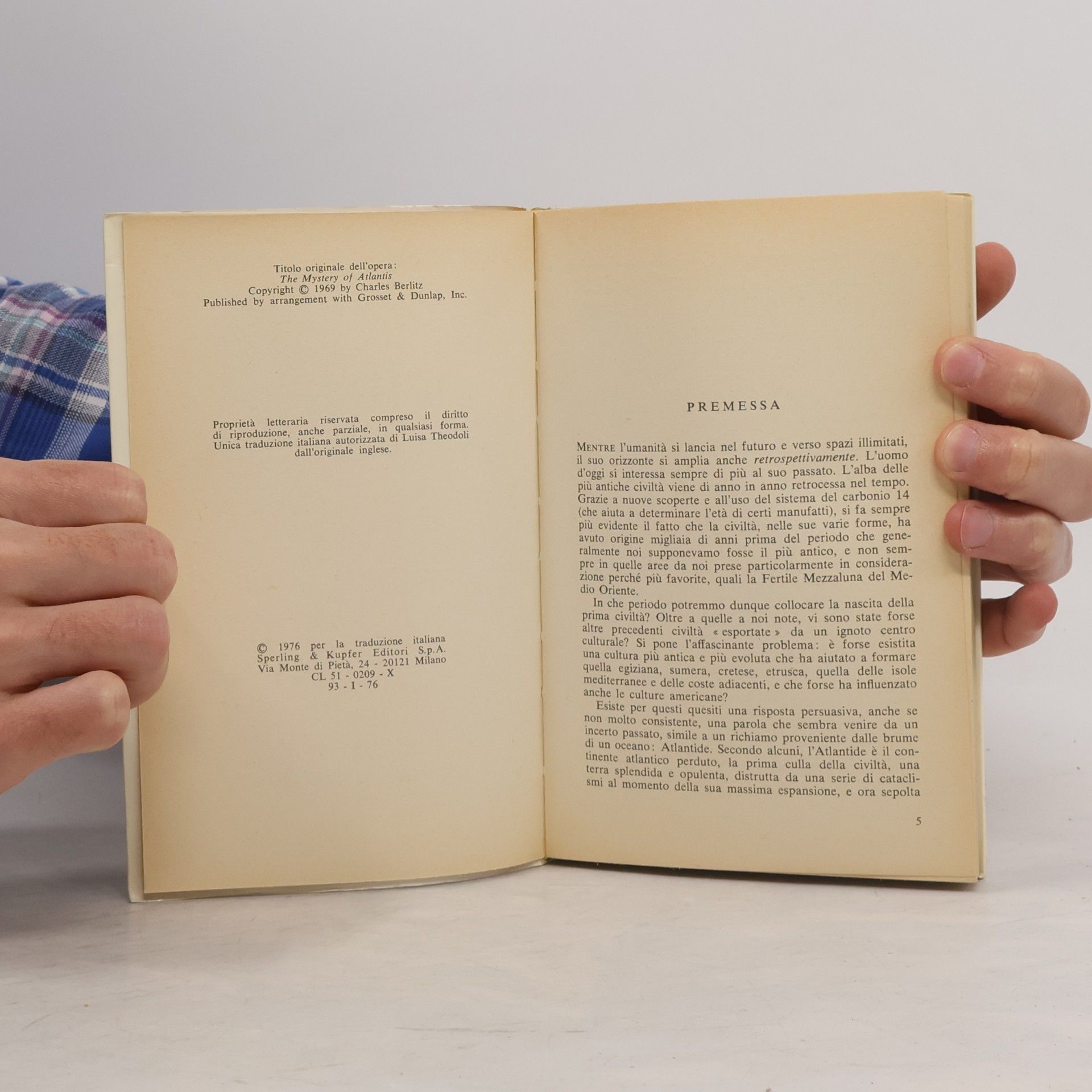 Charles Frambach Berlitz Il mistero dell'Atlantide