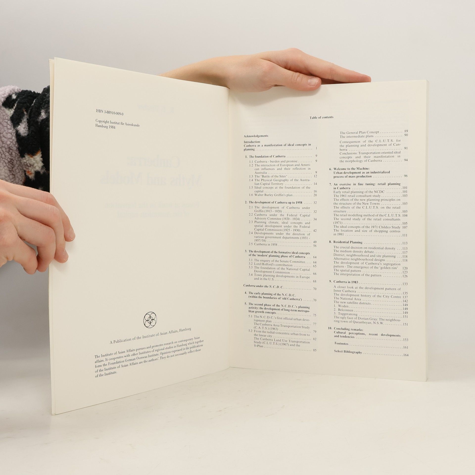 J. K. F. Fischer Canberra: Myths and Models