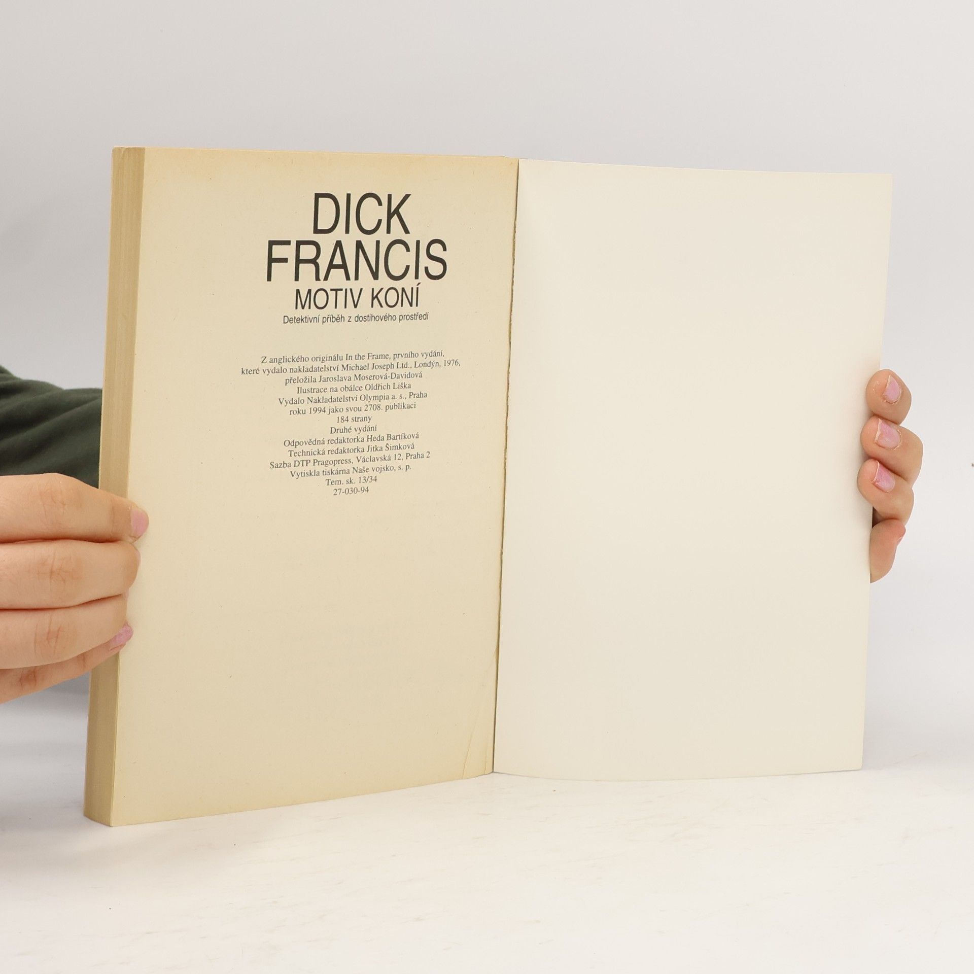 Dick Francis Motiv koní
