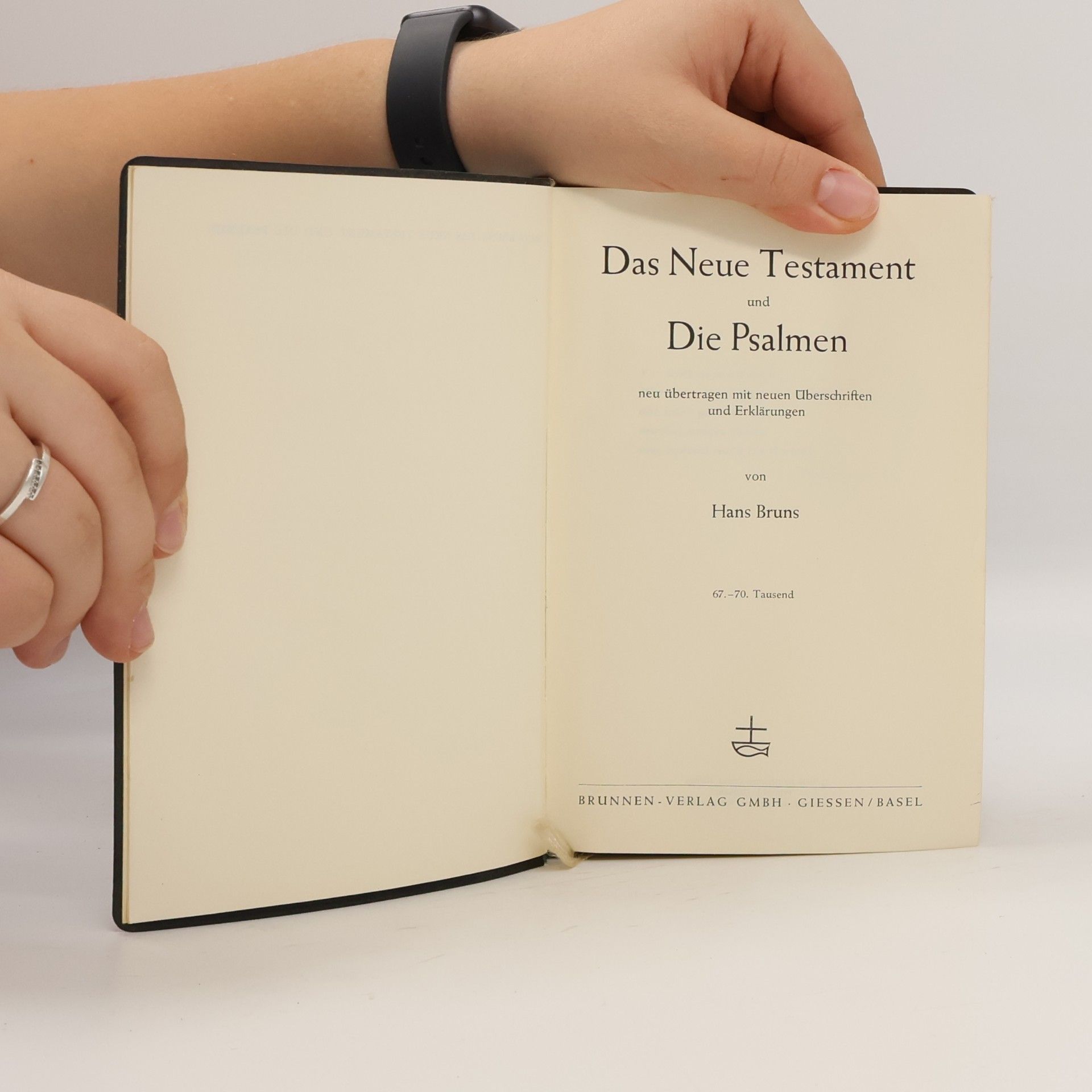 Hans Bruns Das Neue Testament. Psalmen