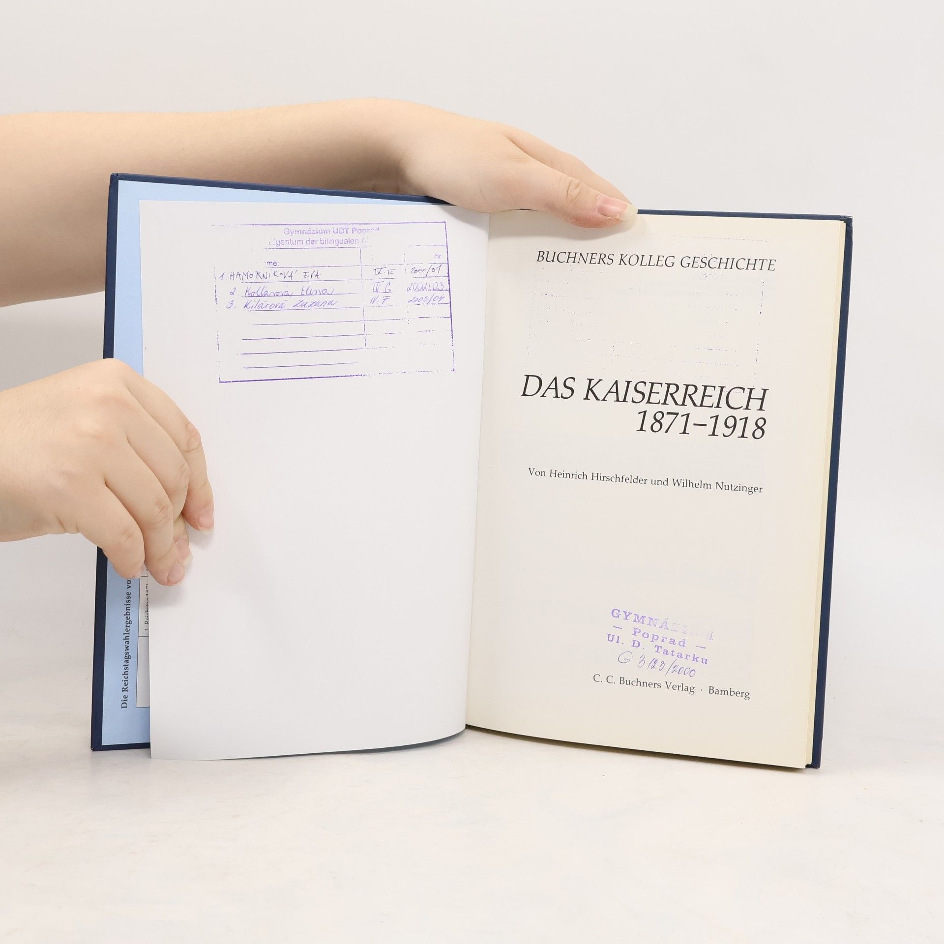 Heinrich Hirschfelder Das Kaiserreich 1871 - 1918