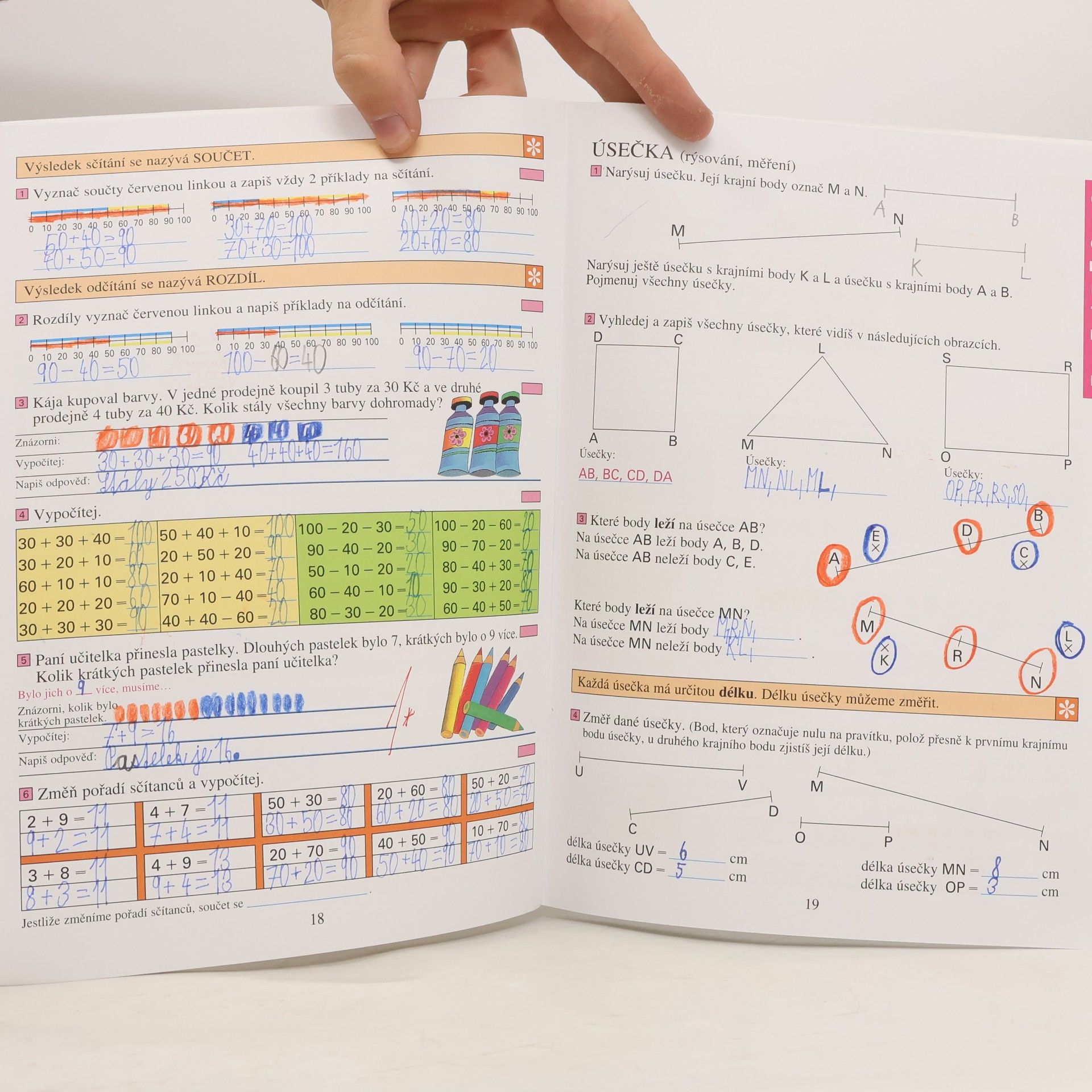 Vlasta Landová Matematika 5. Numerace do 100, sčítání a odčítání bez přechodu desítky
