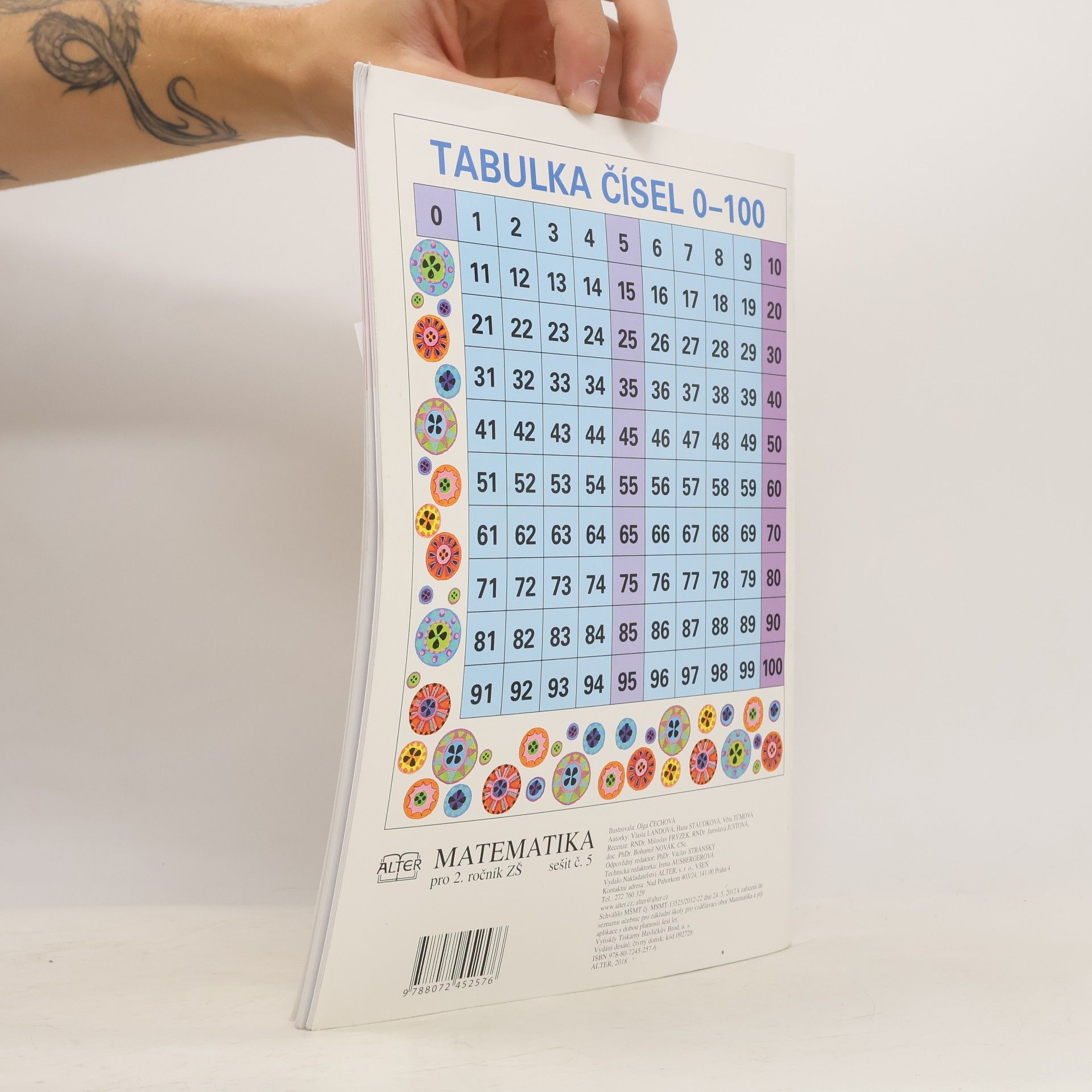 Vlasta Landová Matematika 5. Numerace do 100, sčítání a odčítání bez přechodu desítky