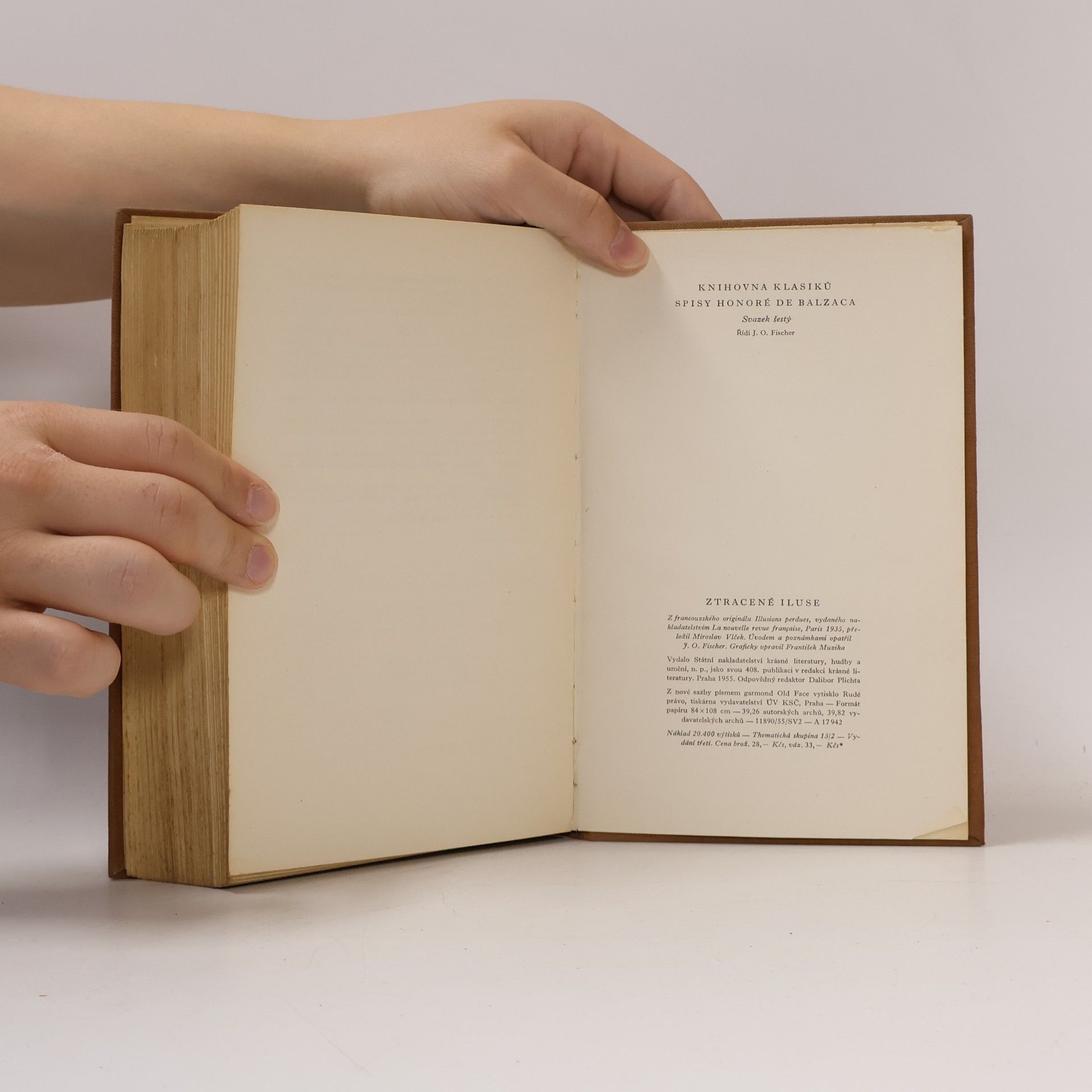 Honoré de Balzac Ztracené iluse