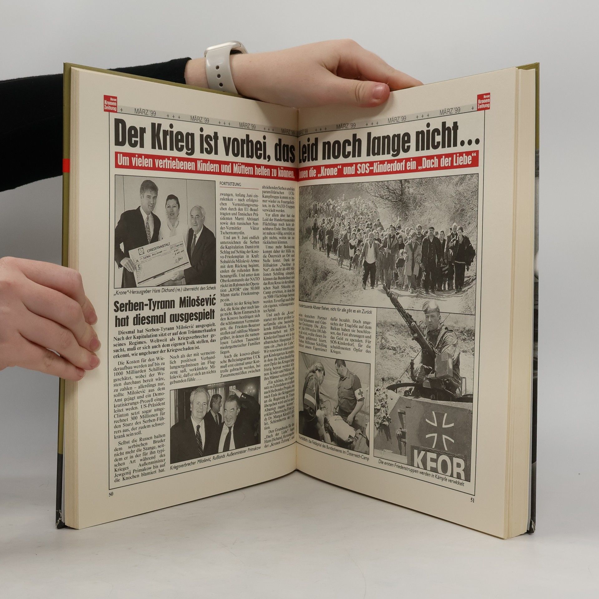 Garhard Walter Schlagzeilen 1999 und Storys des Jahrhunderts