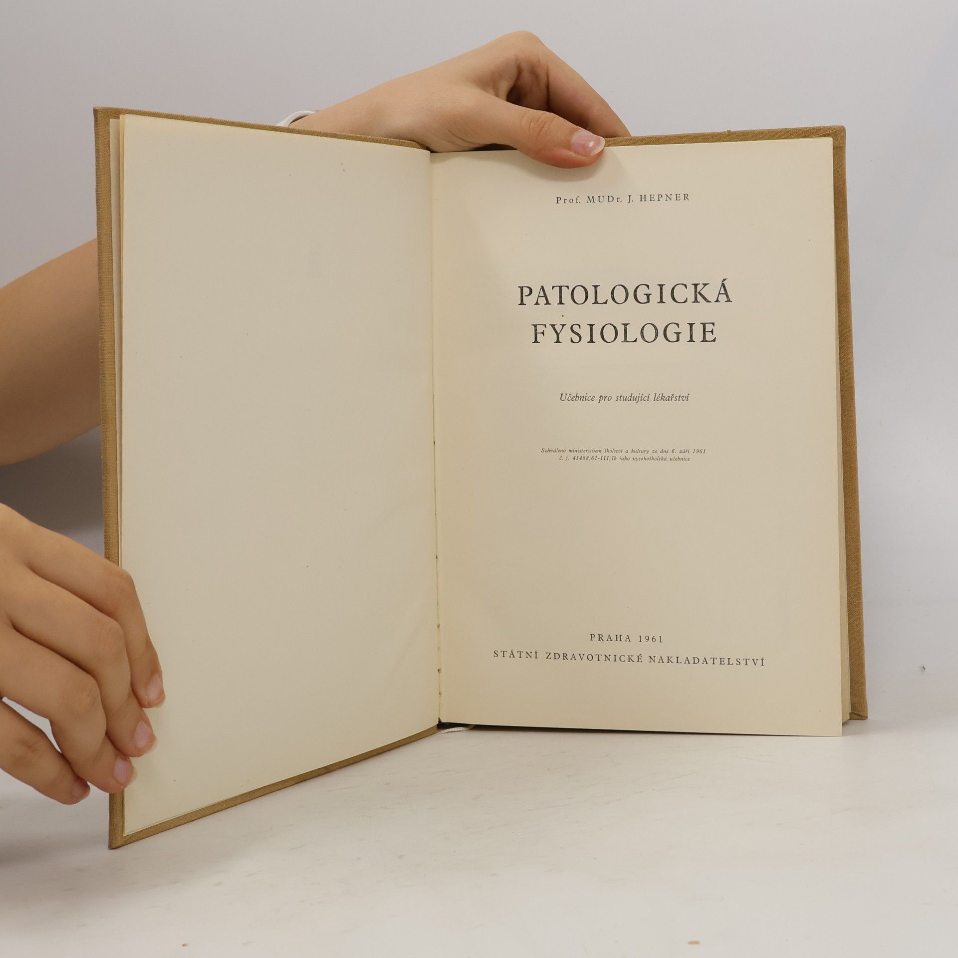 Josef Hepner Patologická fysiologie