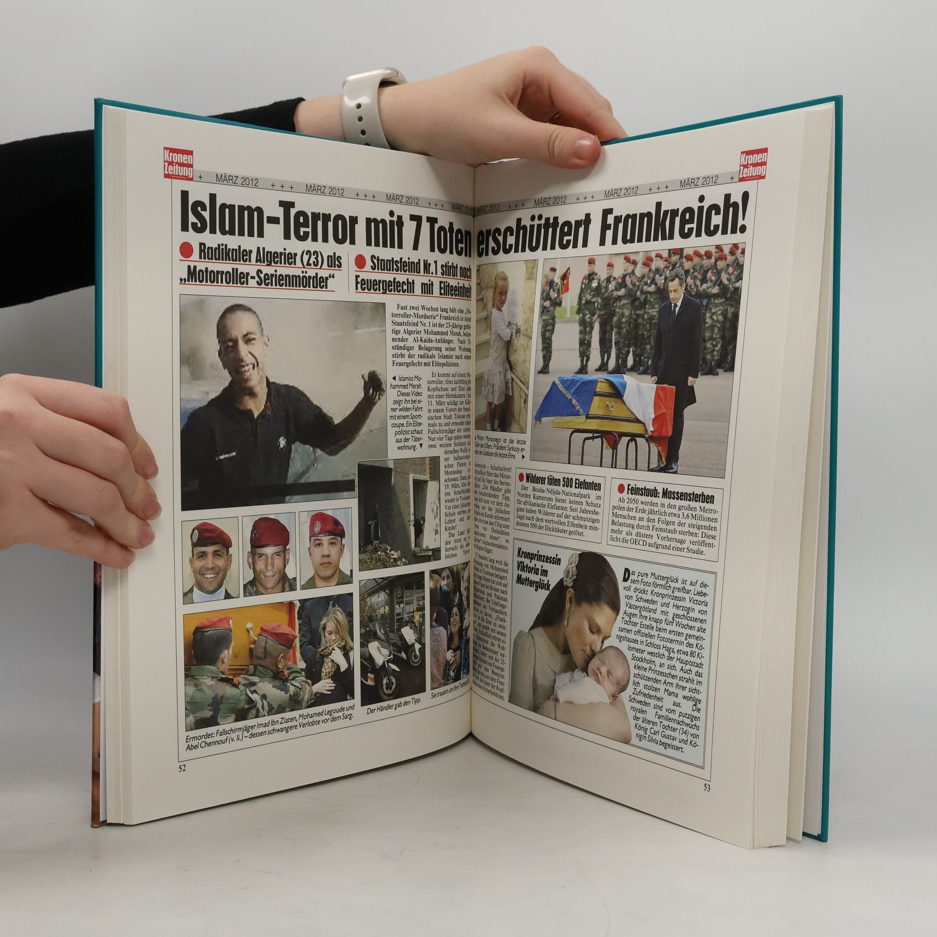 Christoph Budin Schlagzeilen 2012. Kronen Zeitung