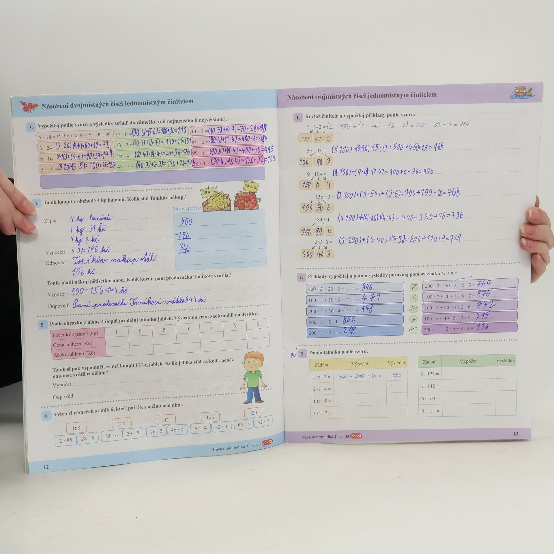 Autorenkollektiv Hravá matematika. Pracovní sešit pro 3. ročník ZŠ. 2. díl