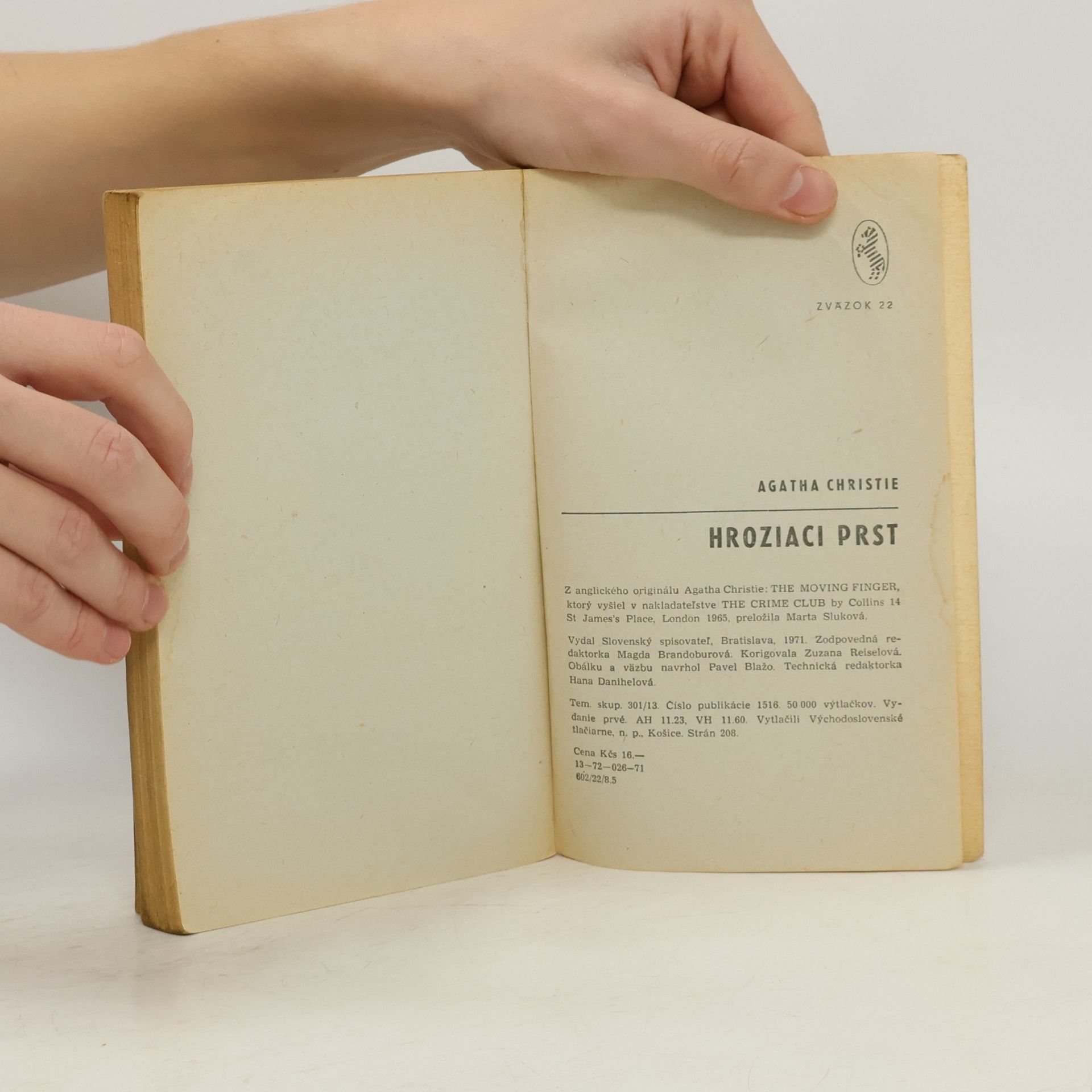 Agatha Christie Hroziaci prst