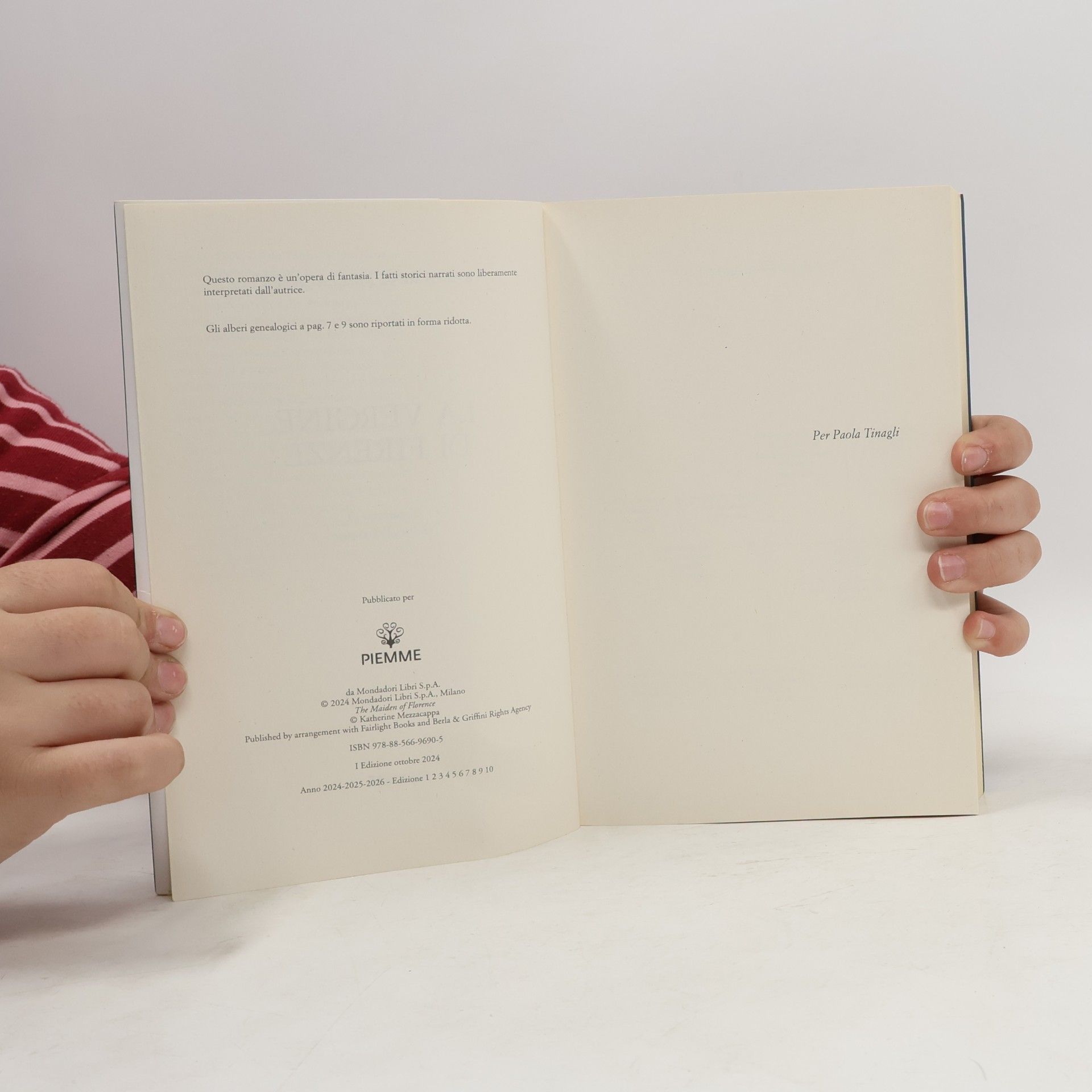Katherine Mezzacappa Storica: La vergine di Firenze