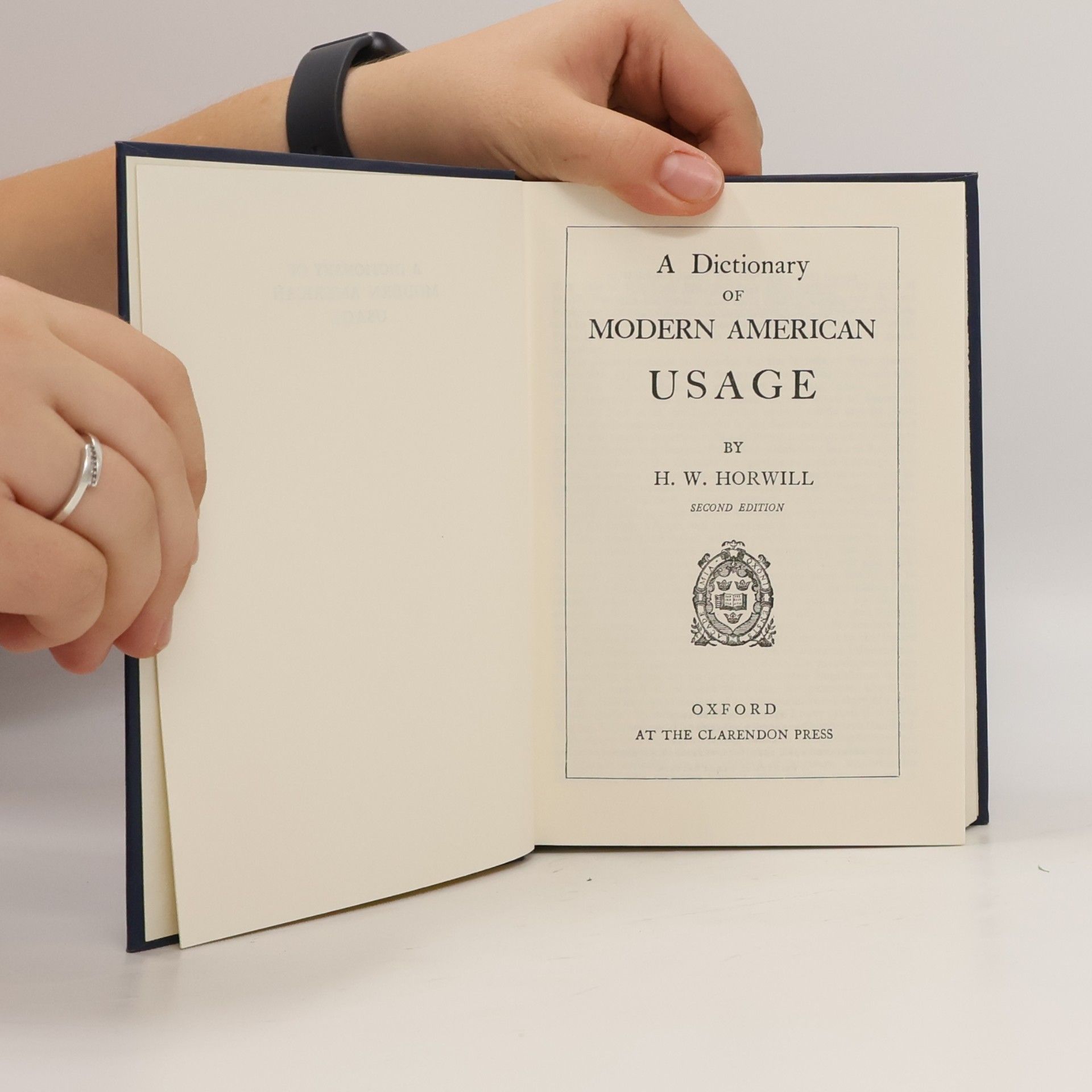 H. W. Horwill A Dictionary of Modern American Usage
