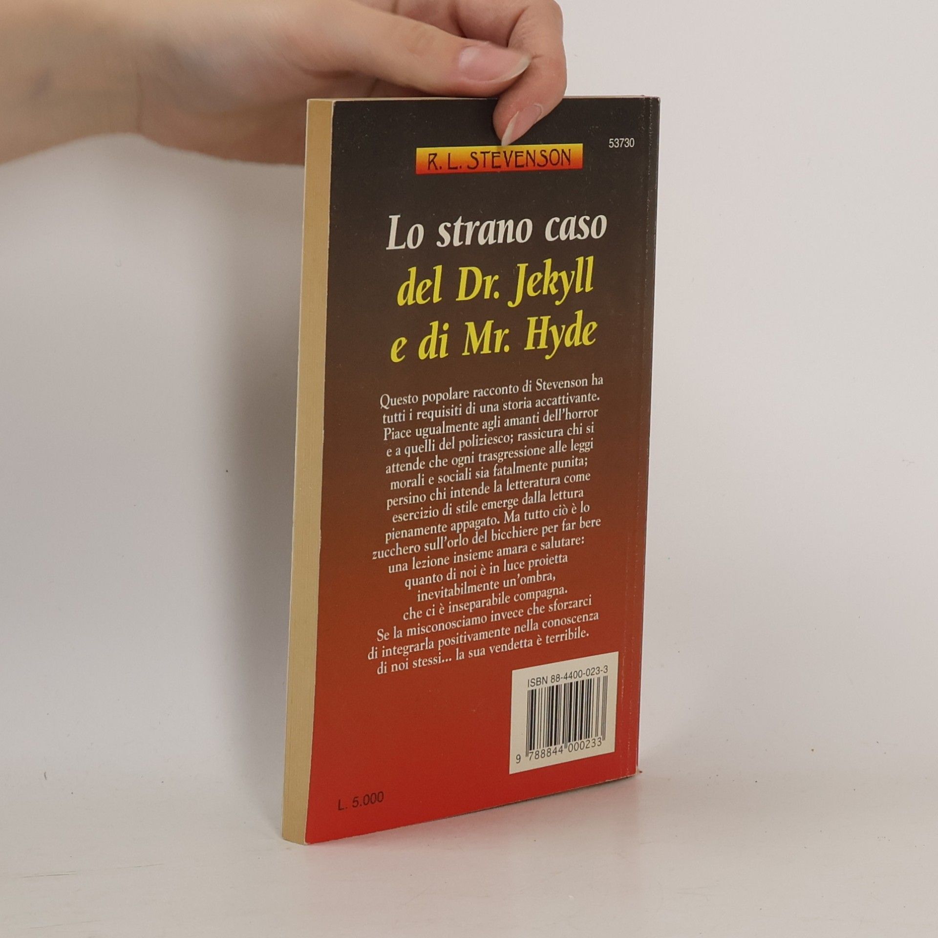 Robert Louis Stevenson Lo strano caso del Dr. Jekyll e di Mr. Hyde