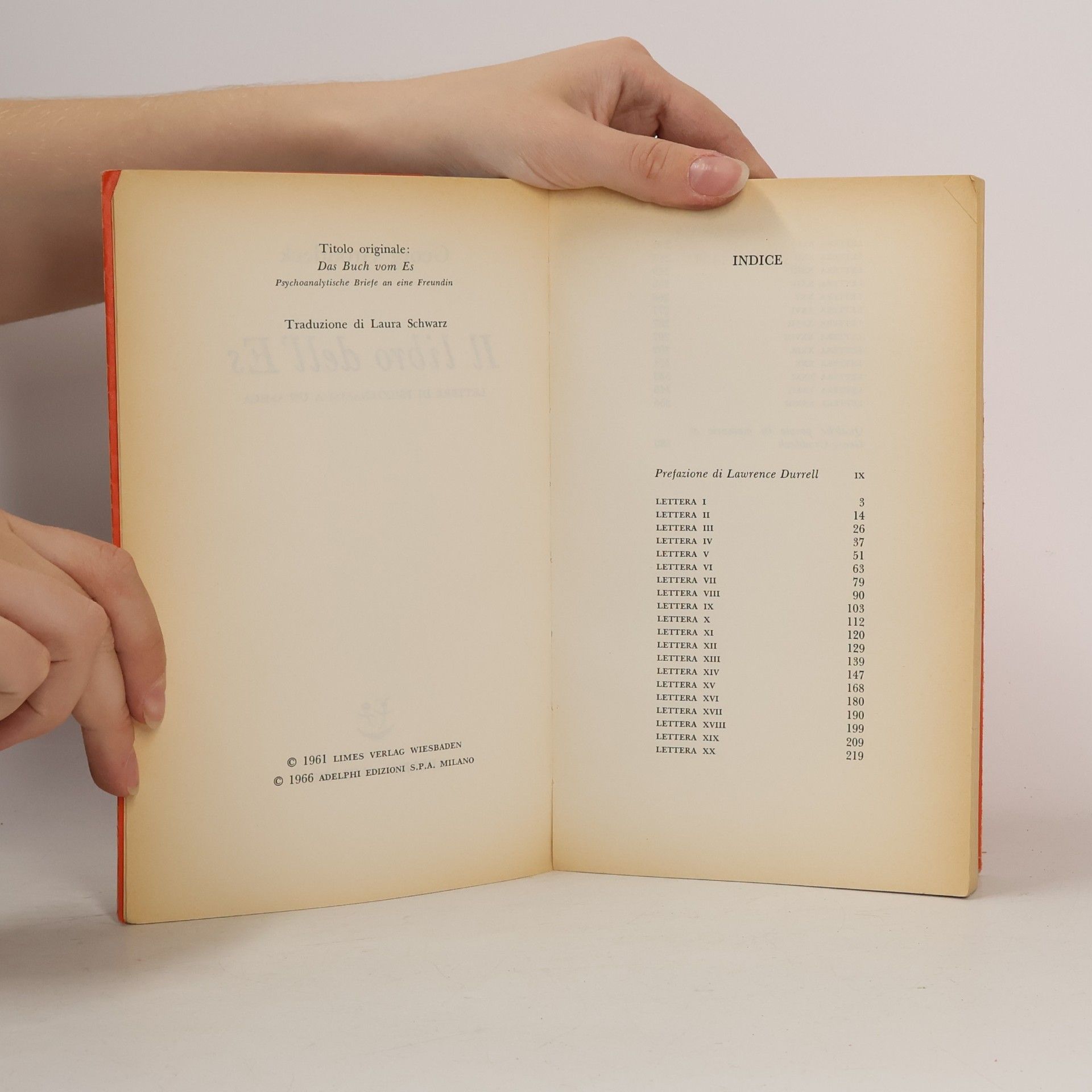 Georg Groddeck Il libro dell'Es. Lettere di psicoanalisi a un'amica