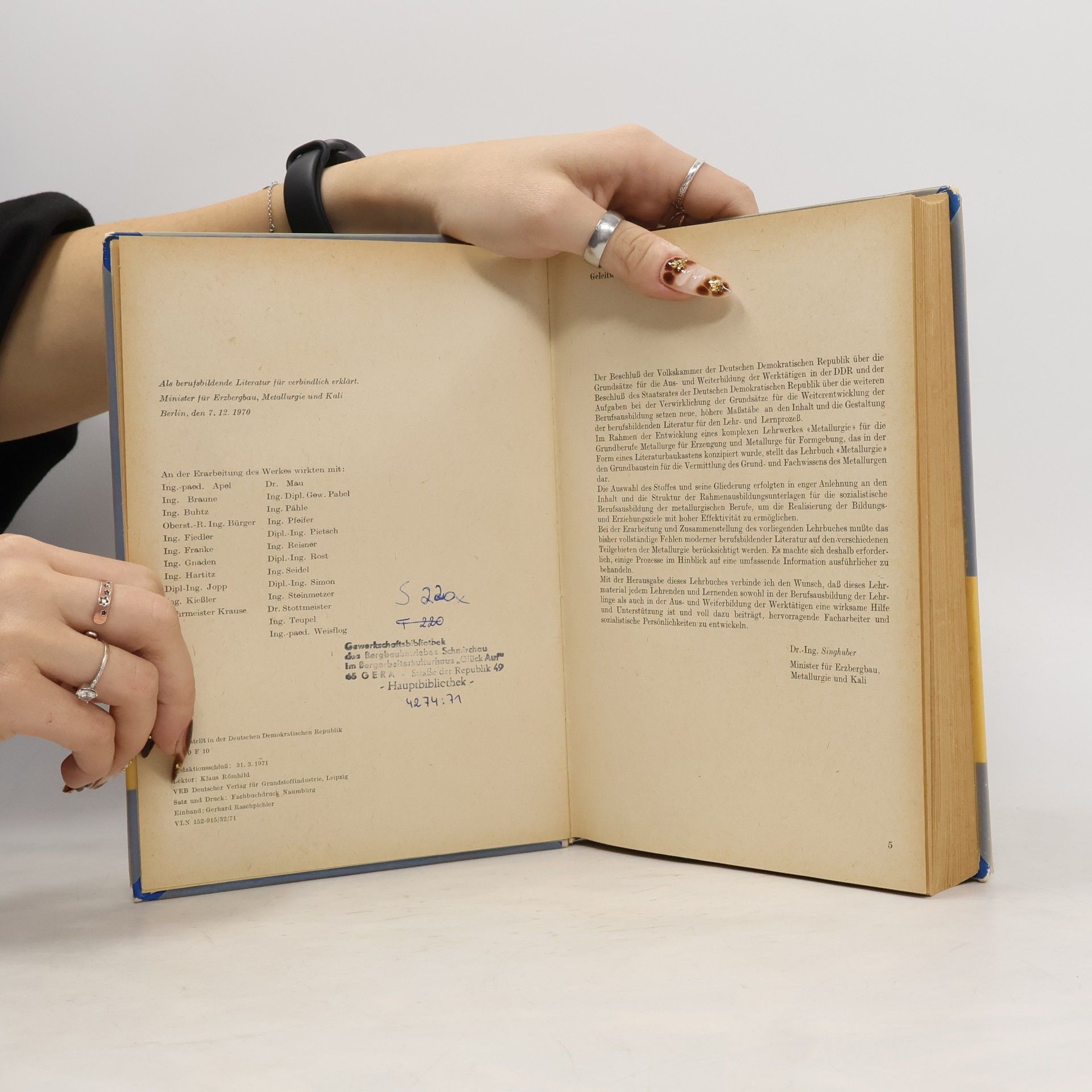 Autorenkollektiv Lehrbuch Metallurgie