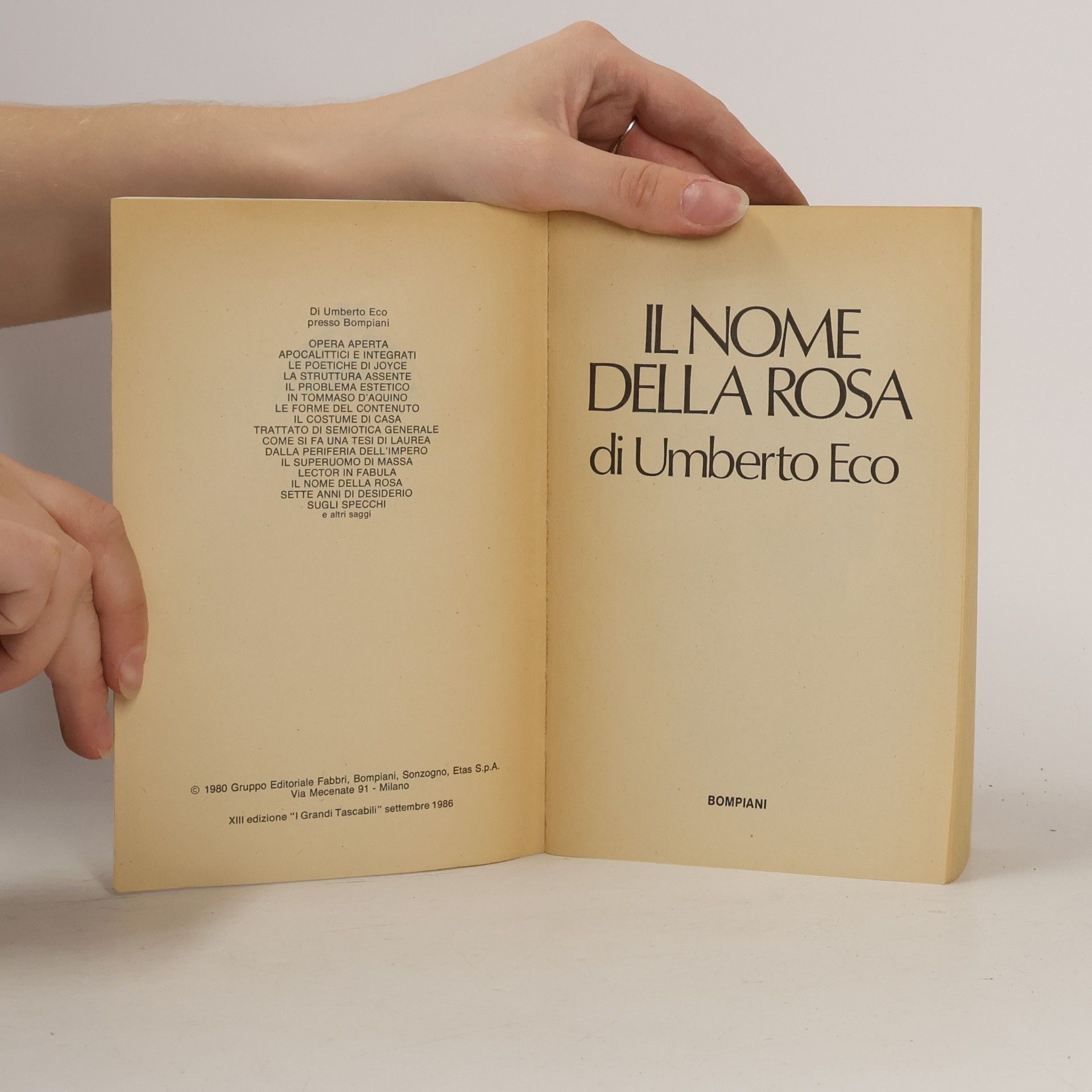 Umberto Eco Il nome della rosa