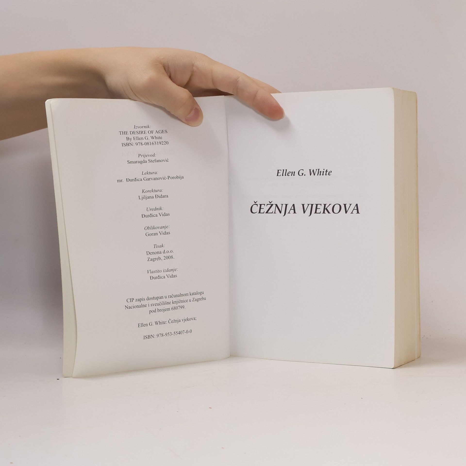 Ellen Gould Harmon White Čežnja vjekova