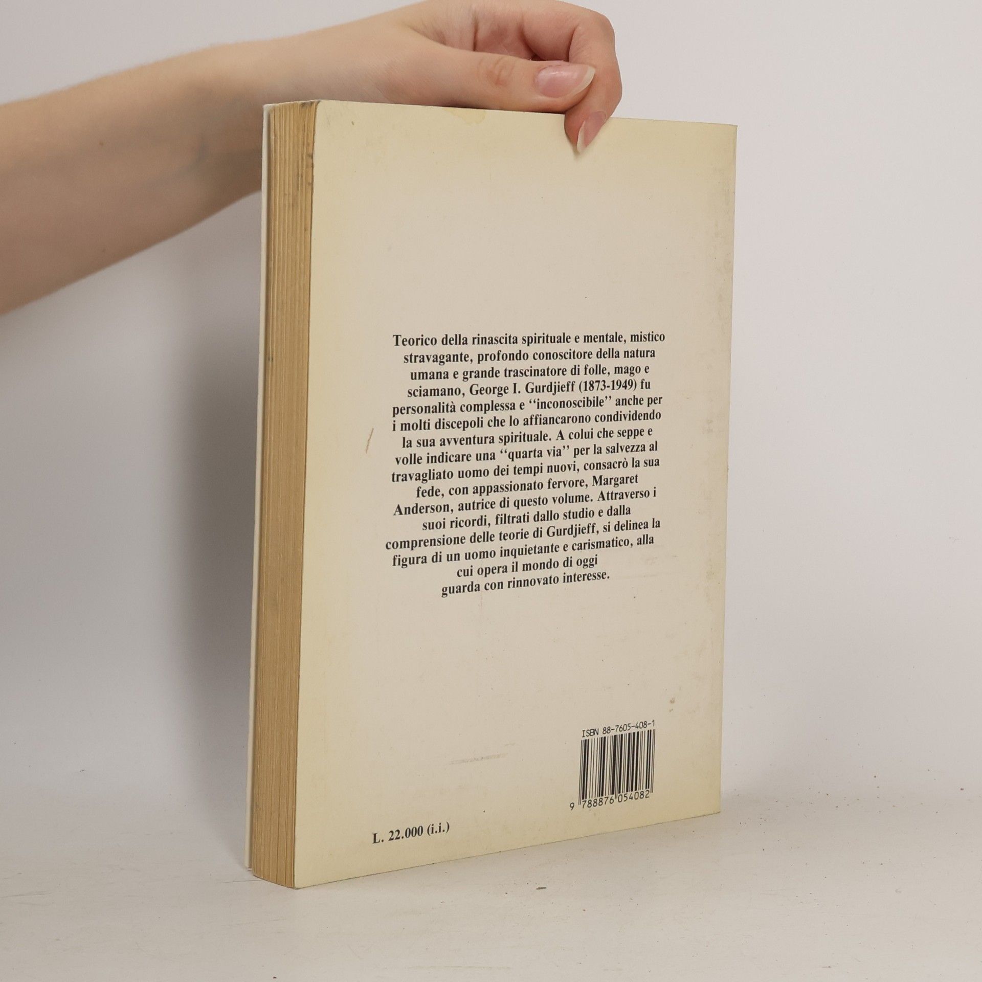Margaret J. Anderson Gli altri libri: L'inconoscibile Gurdjieff