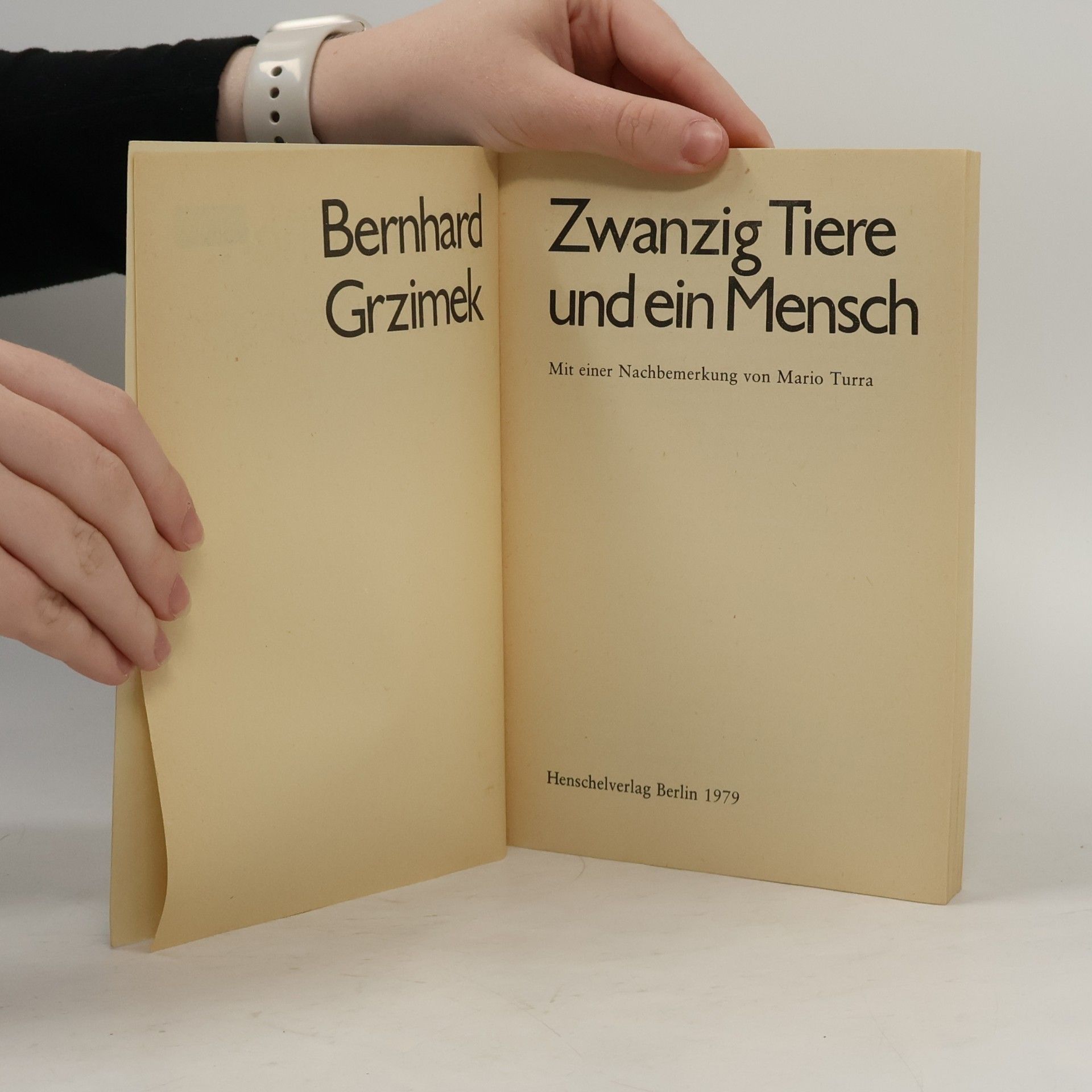Bernhard Grzimek Zwanzig Tiere und ein Mensch