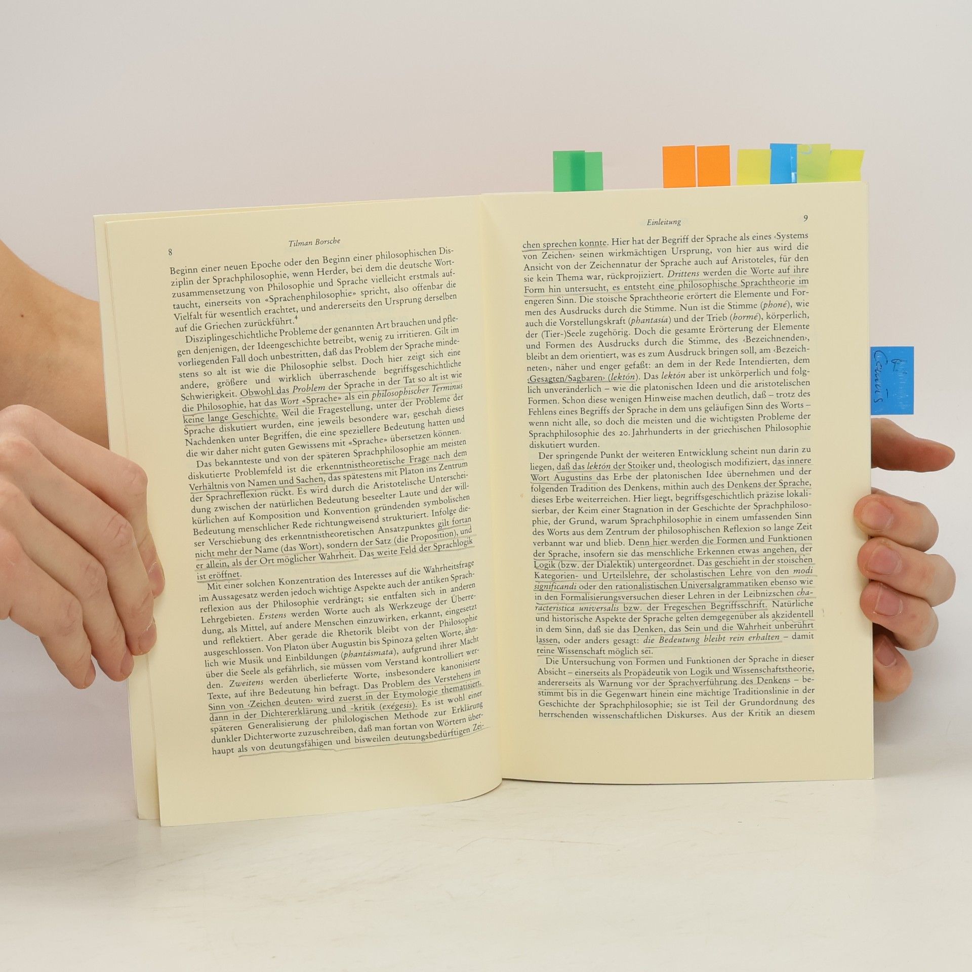 Tilman Borsche Klassiker der Sprachphilosophie