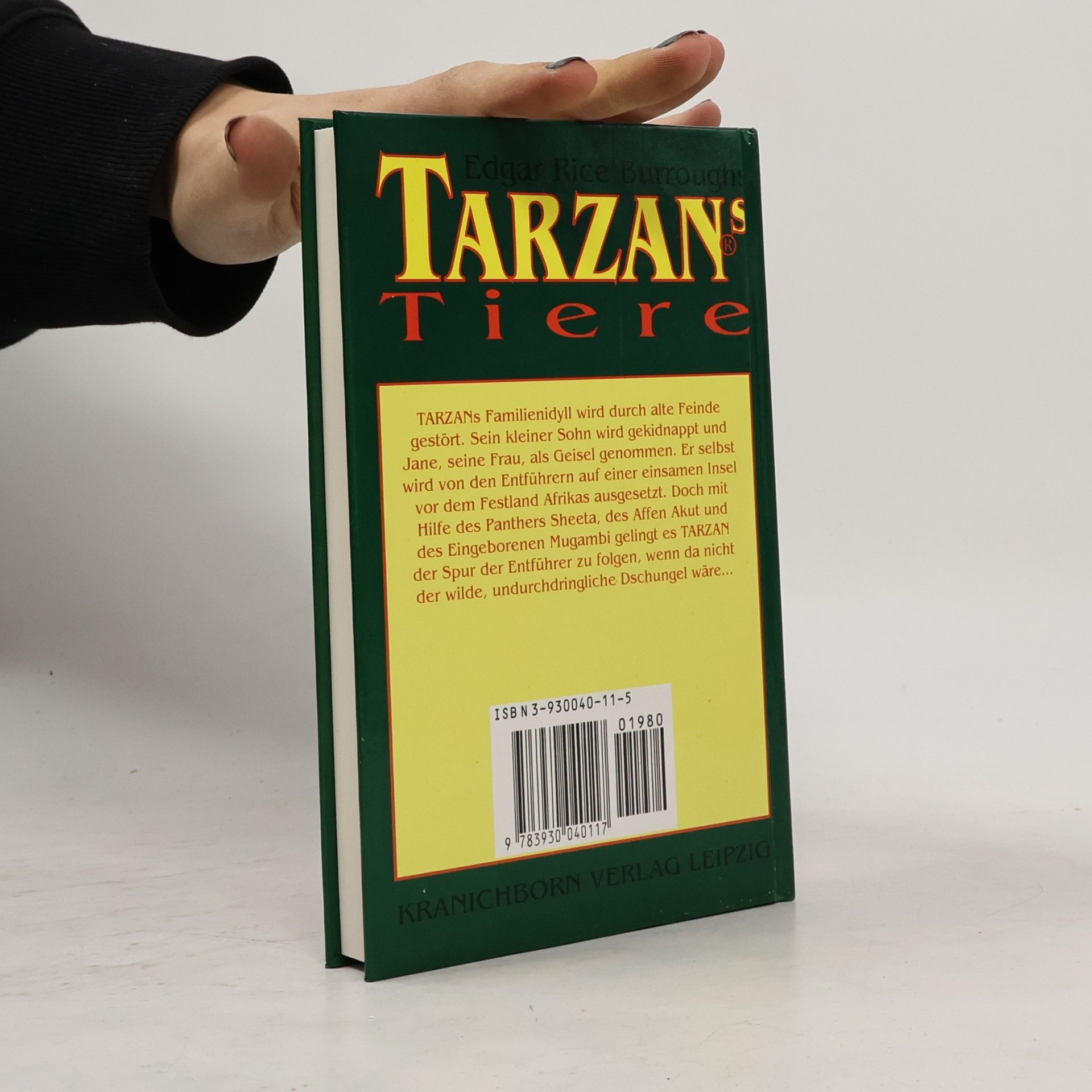 Edgar Rice Burrroughs Tarzans Tiere