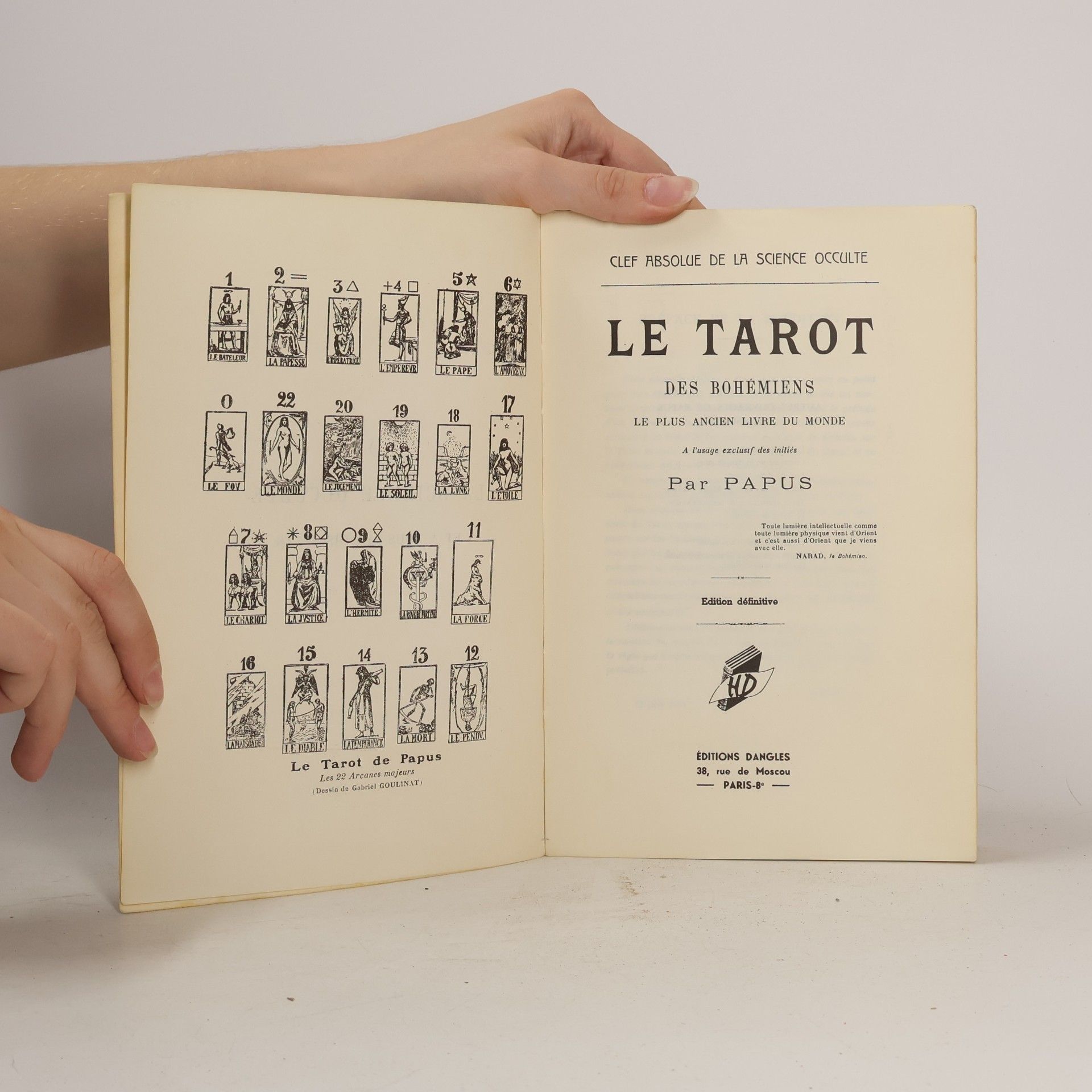 Papus LE TAROT DES BOHÉMIENS