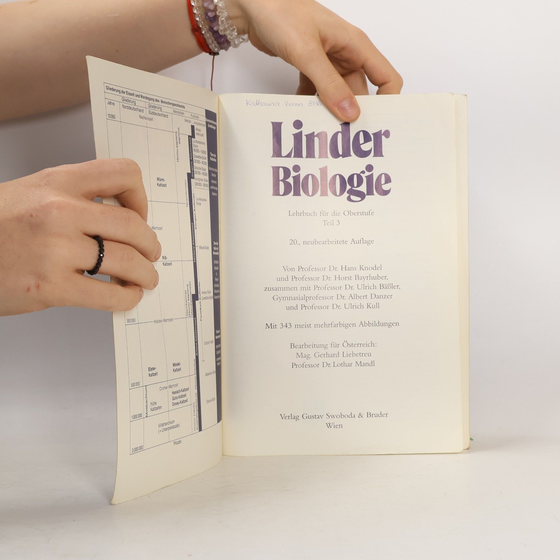 Hans Knodel Linder Biologie. Lehrbuch für die Oberstufe. Teil 3