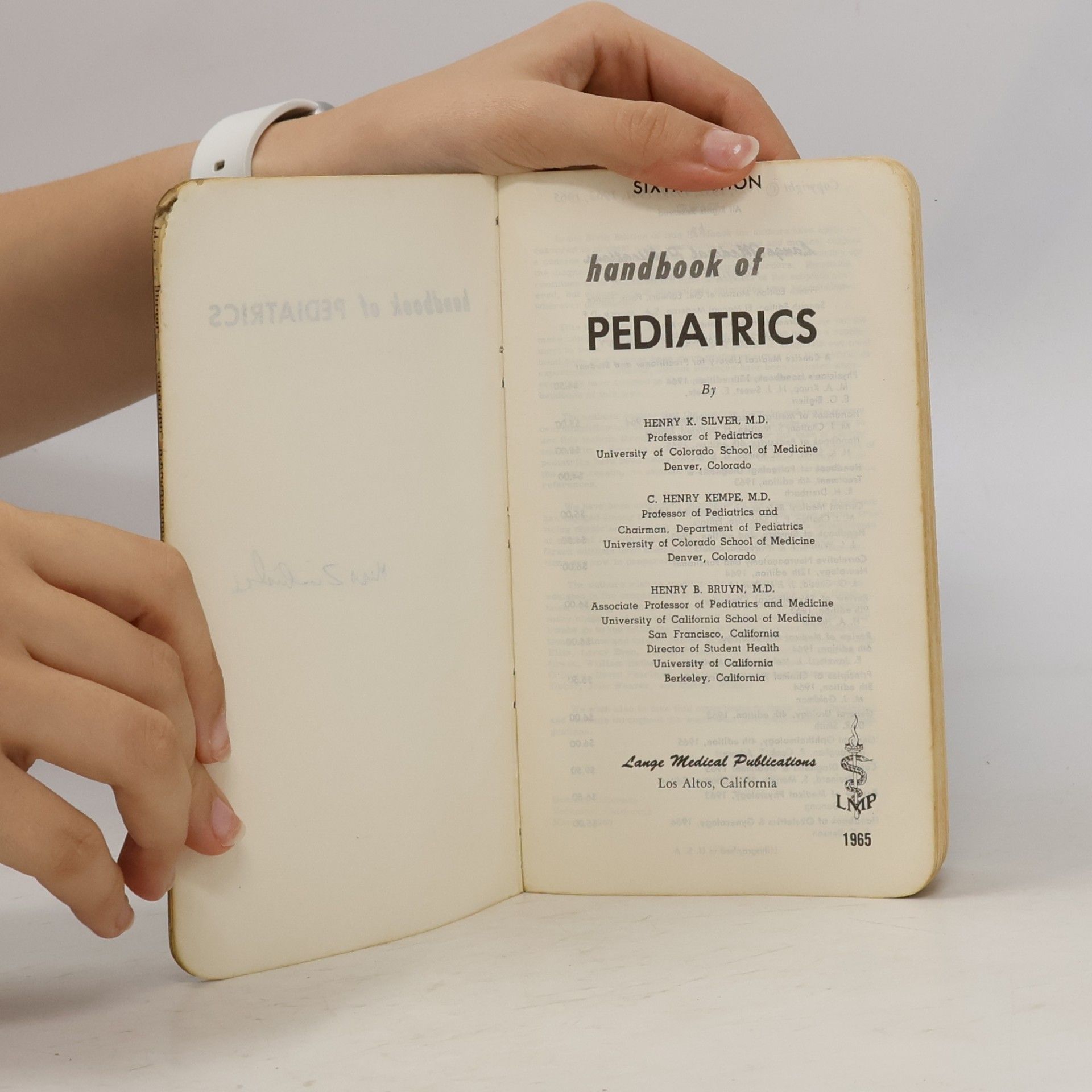 Henry K. Silver handbook of PEDIATRICS