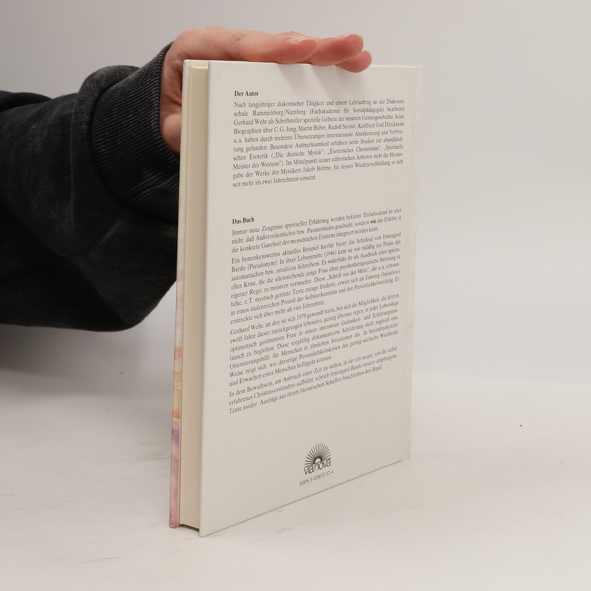 Gerhard Wehr Die Schrift aus der Mitte