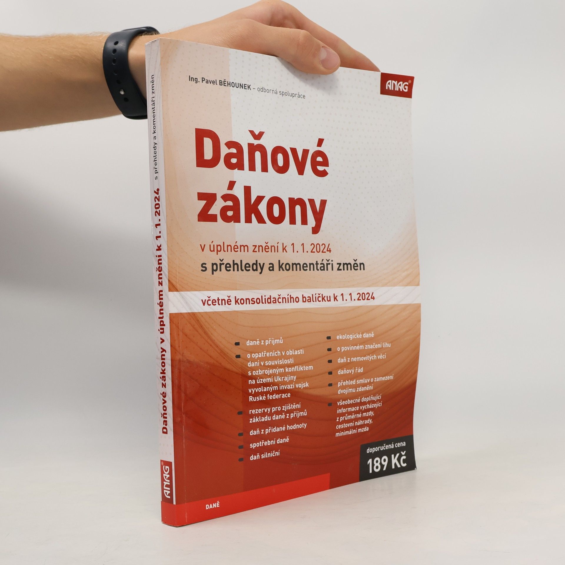 Pavel Běhounek Daňové zákony v úplném znění k 1. 1. 2024