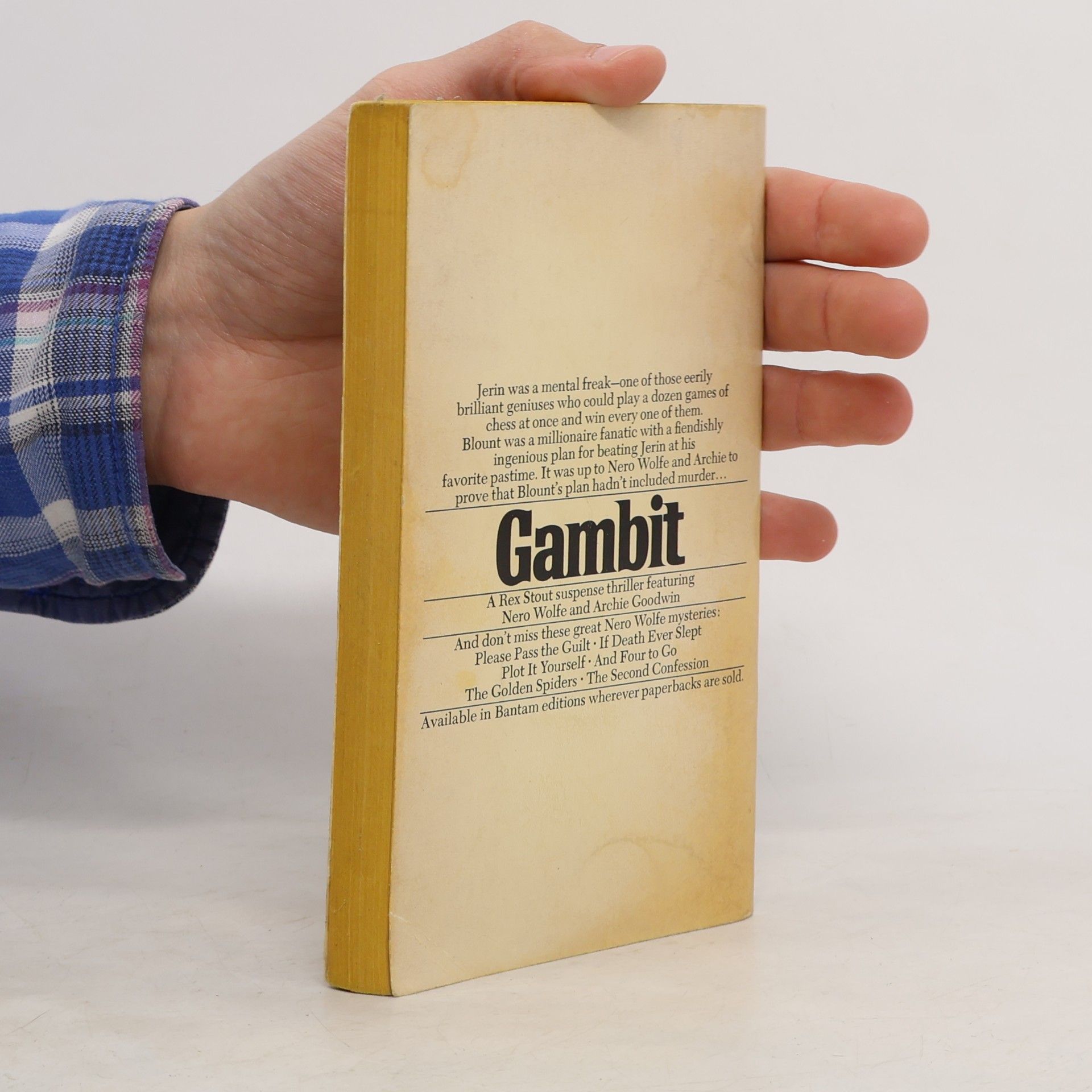 Rex Stout Nero Wolfe. Gambit